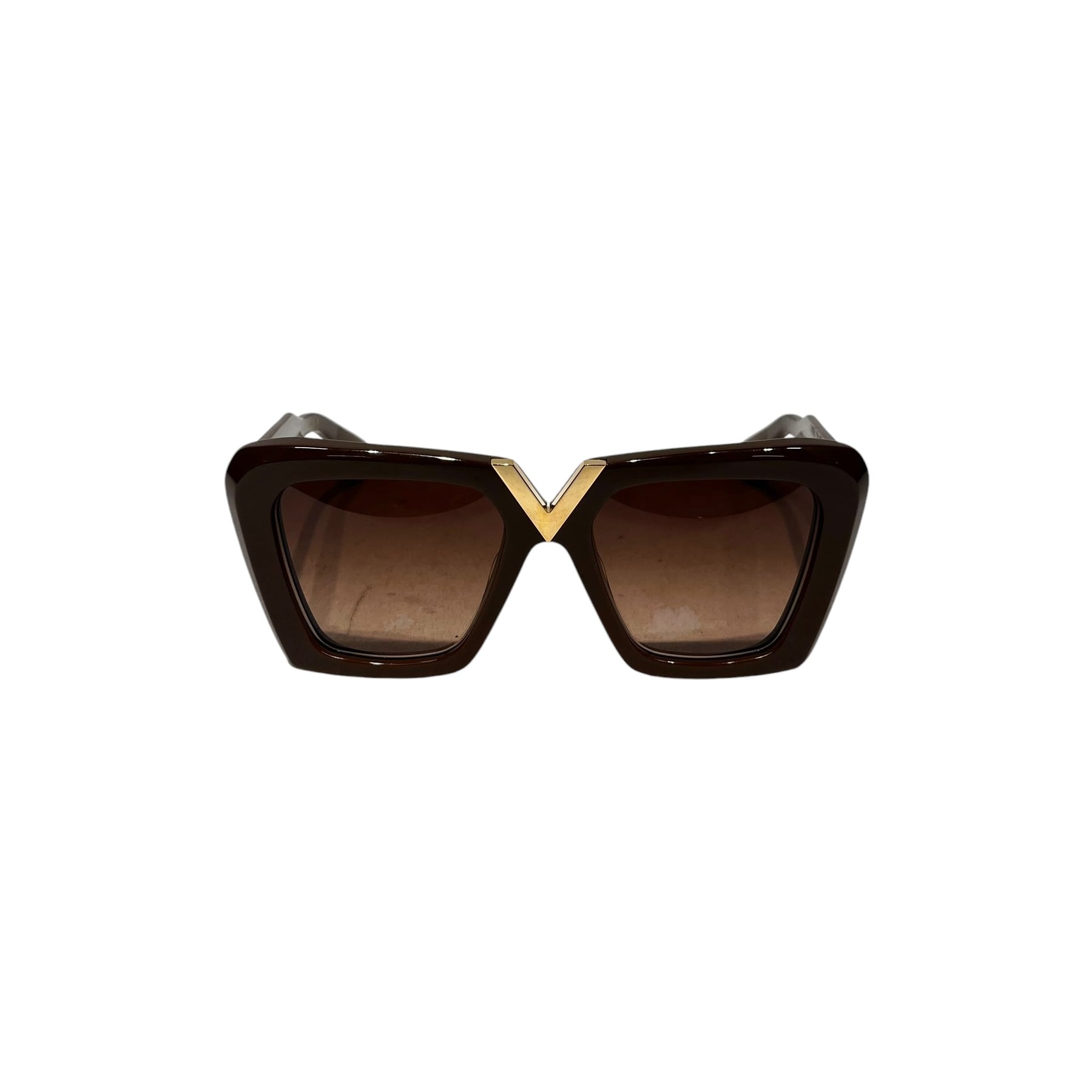 VALENTINO/Sunglasses/Plastic/BRW/L's/V Gold II