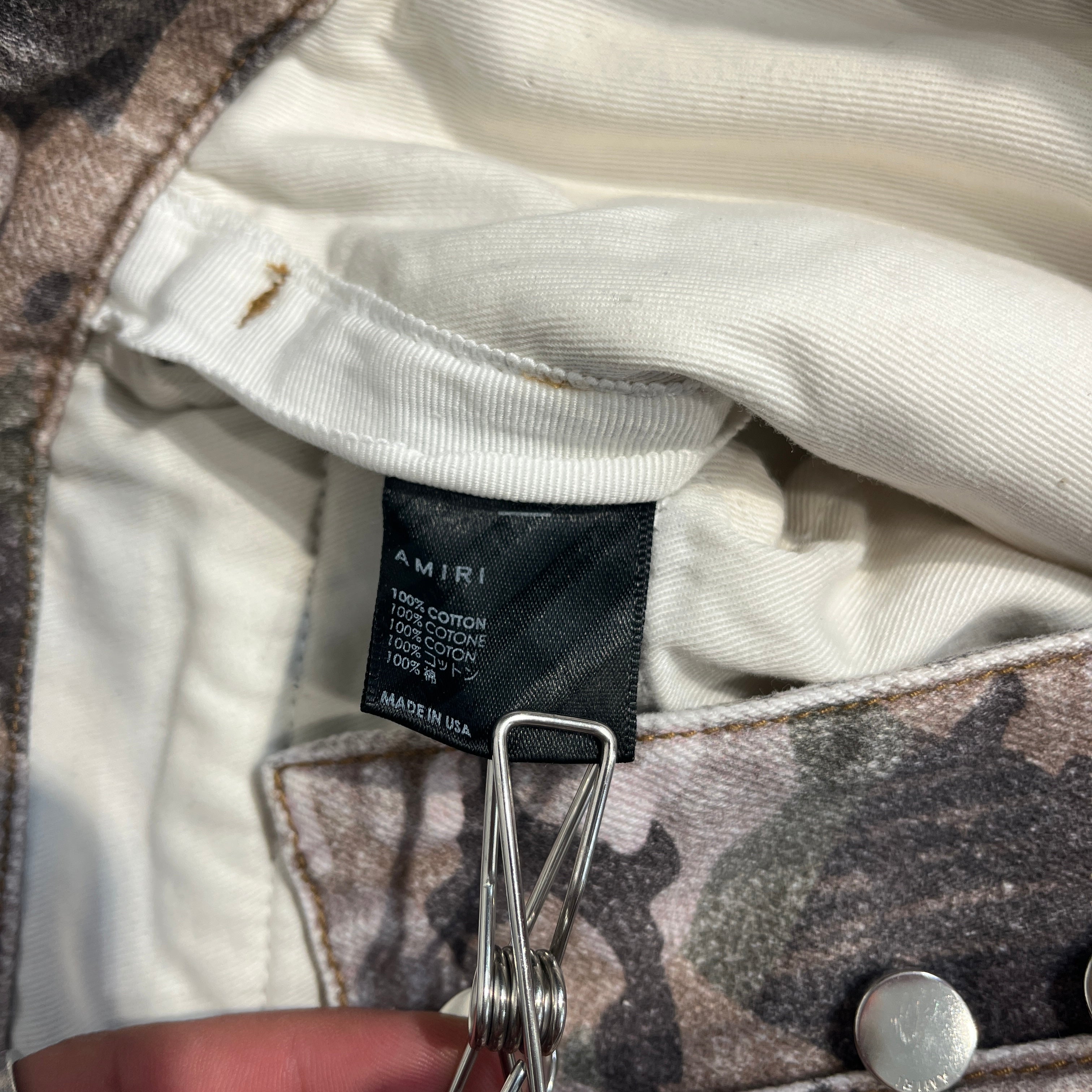 AMIRI/Skinny Pants/28/Cotton/MLT/Camouflage/M65 Cargo Pants (NWT) view 4