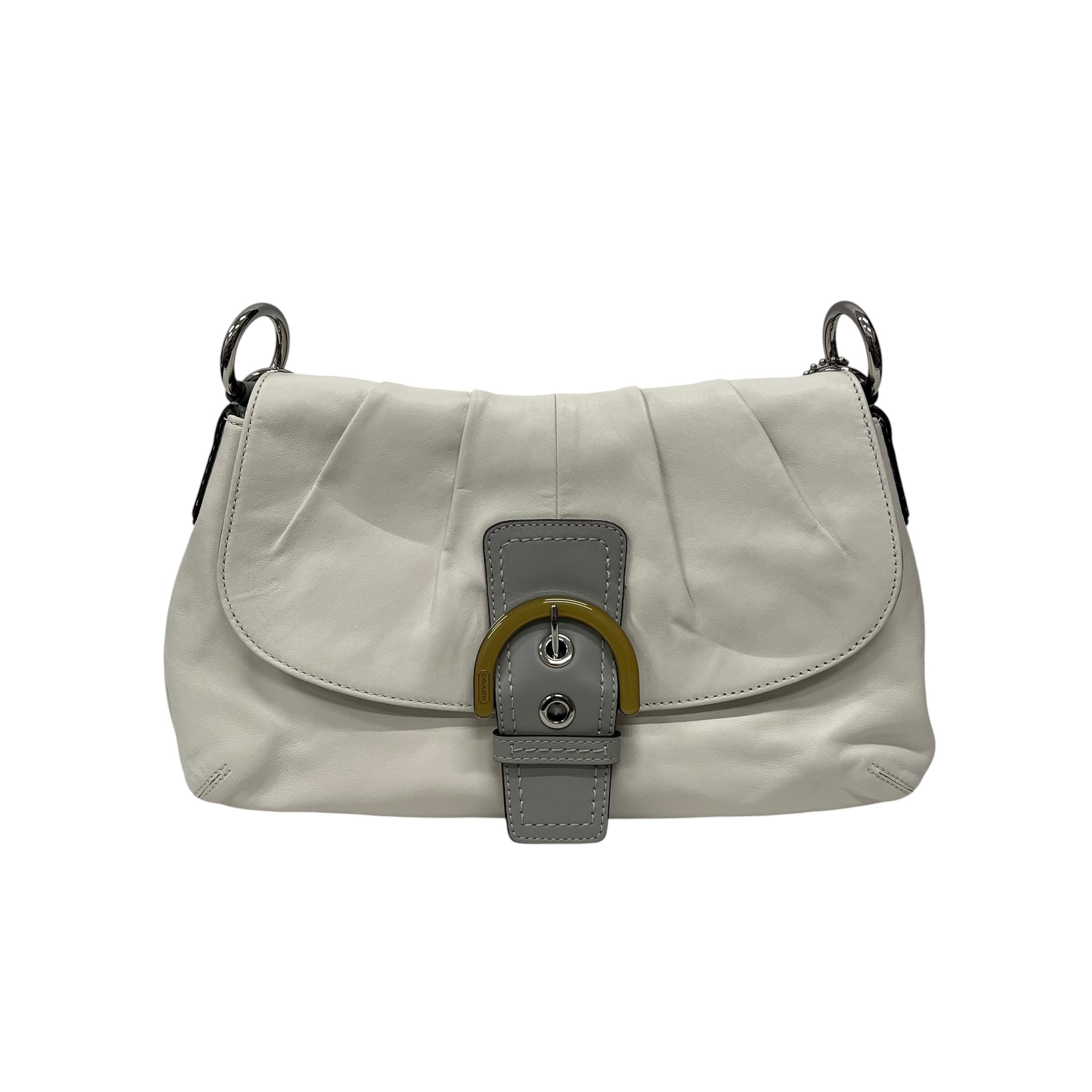 COACH/Bag/Leather/WHT/soho view 1