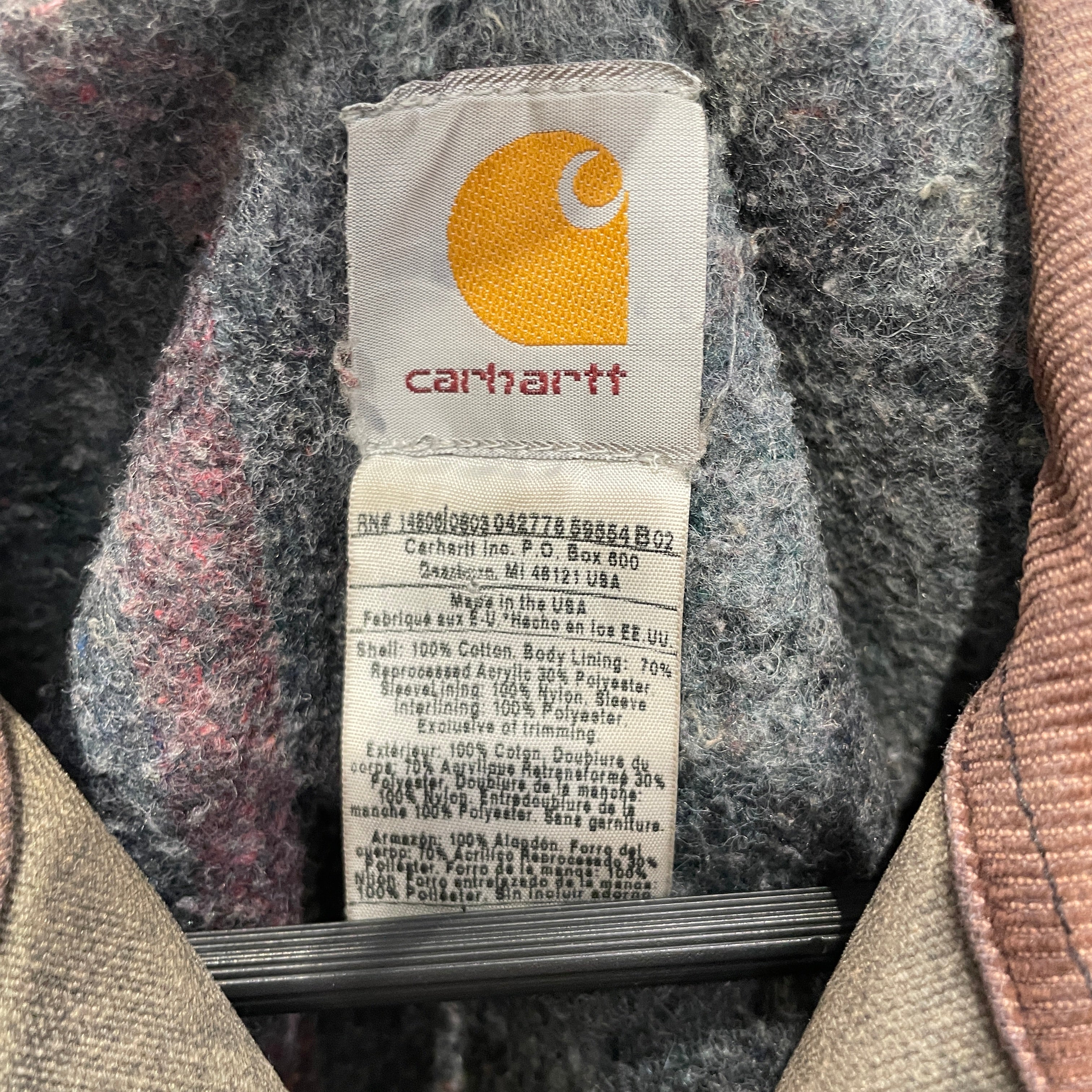 Carhartt/Coverall/L/Cotton/GRY/FOUR POCKET WORK JKT view 3