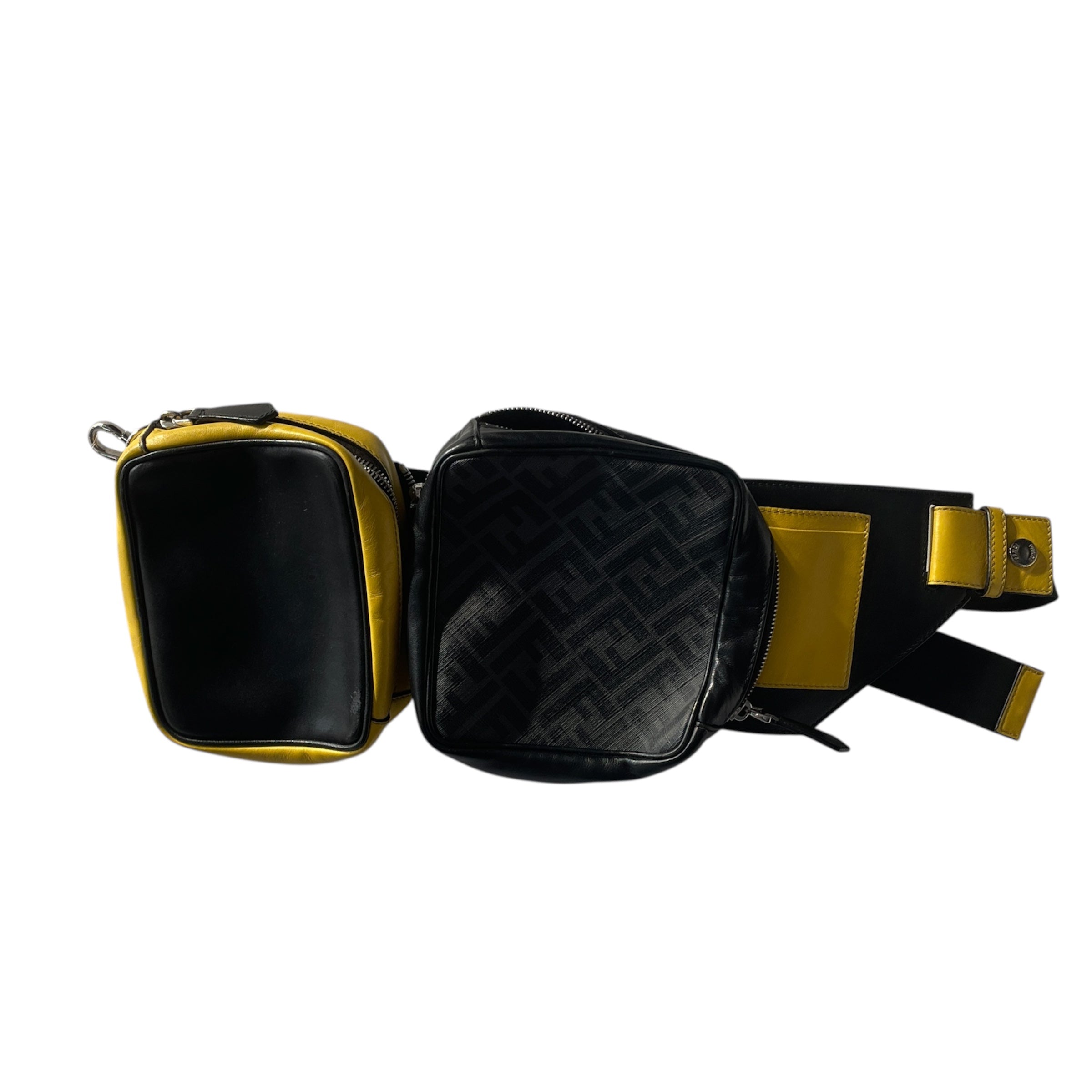 FENDI/Fanny Pack/Monogram/Leather/BLK/ view 1