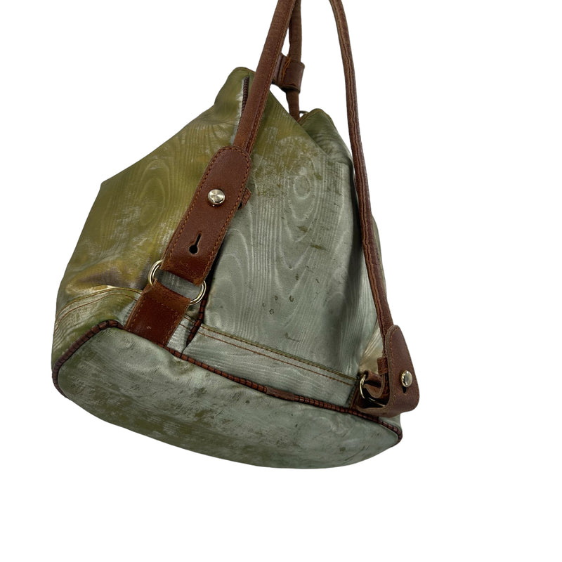 LOEWE/Amazona/Backpack/Green/Polyester/