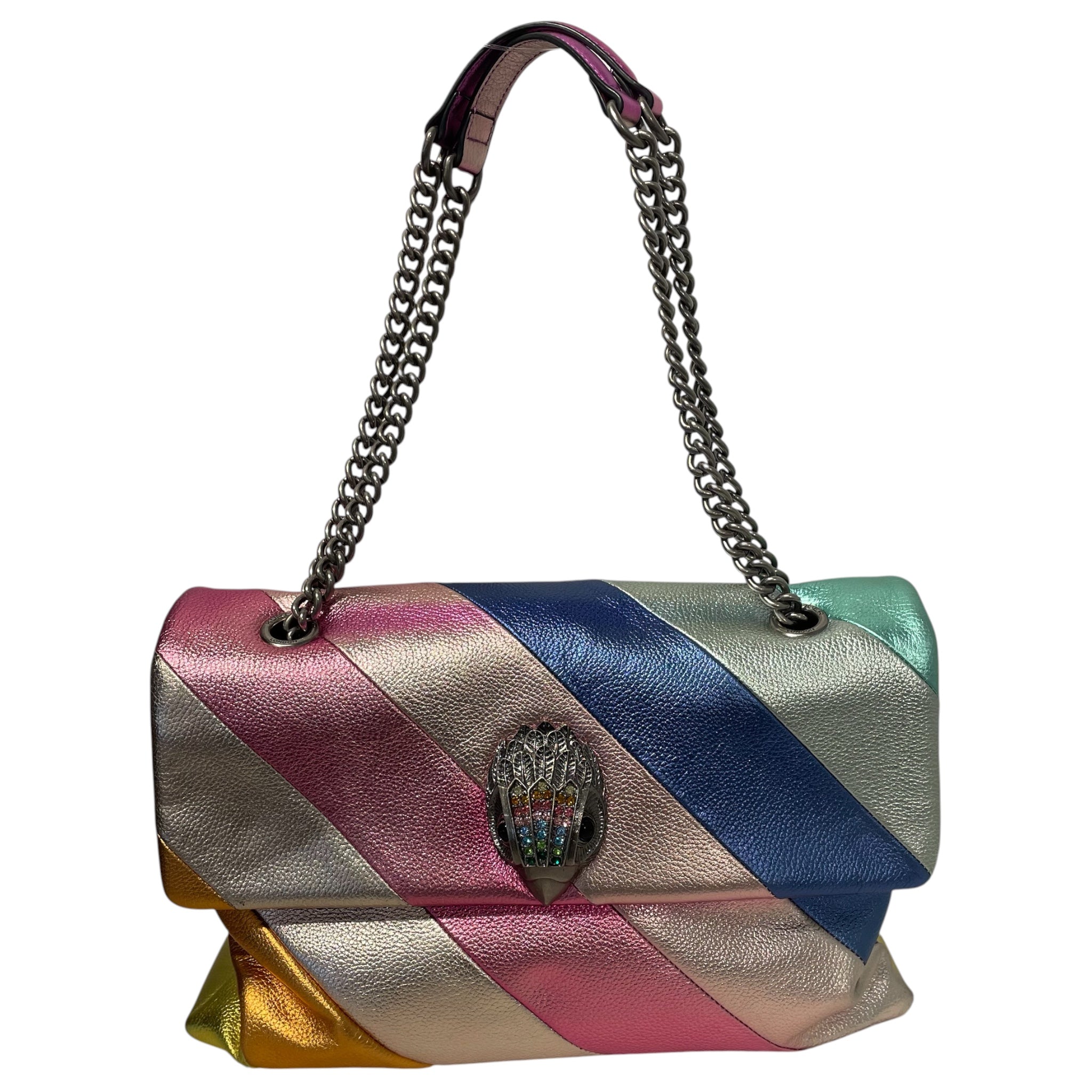 Kurt Geiger/Hand Bag/Stripe/Leather/MLT/ view 1