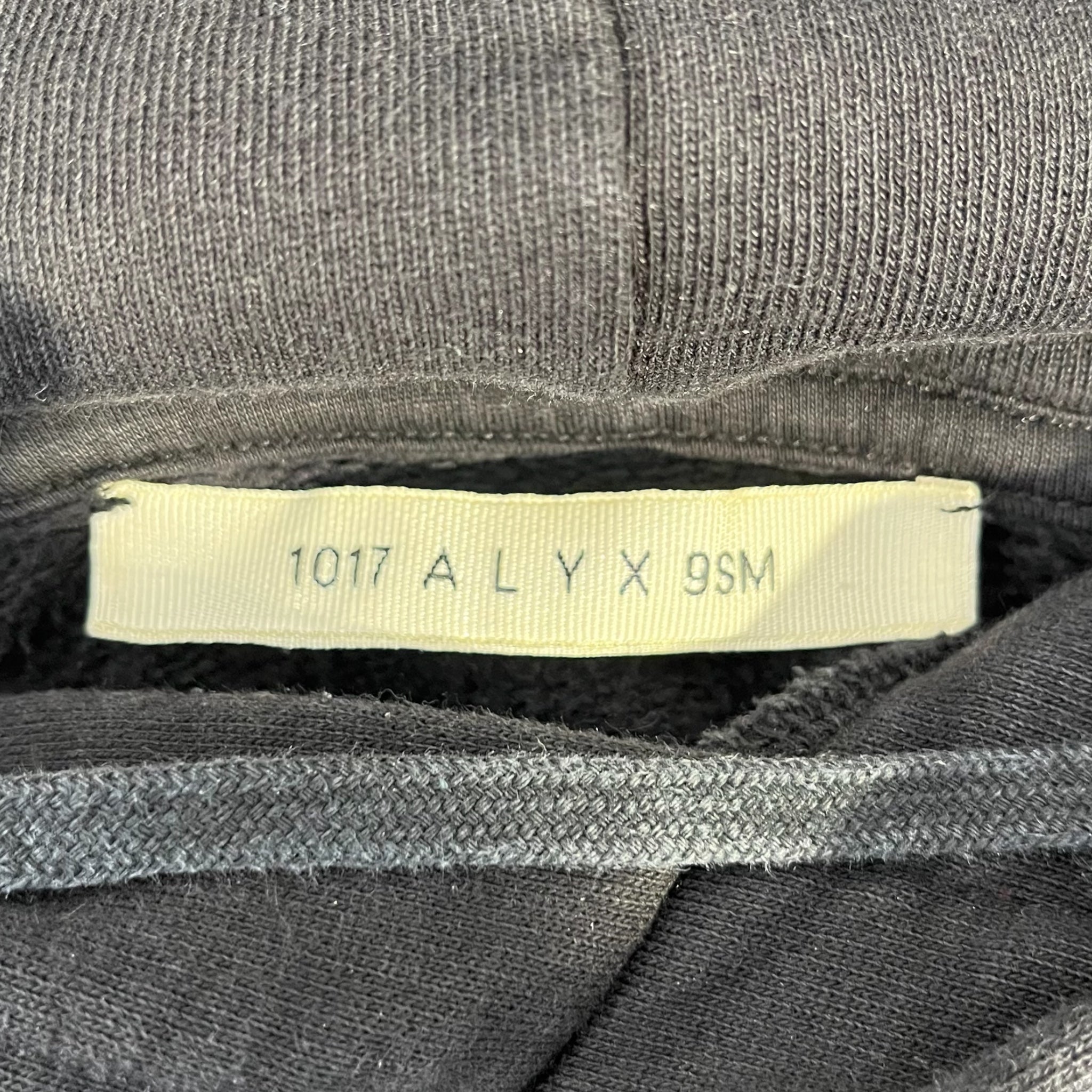 1017 ALYX 9SM(ALYX)/Hoodie/XL/Cotton/BLK/destroy lonely no stylist view 3
