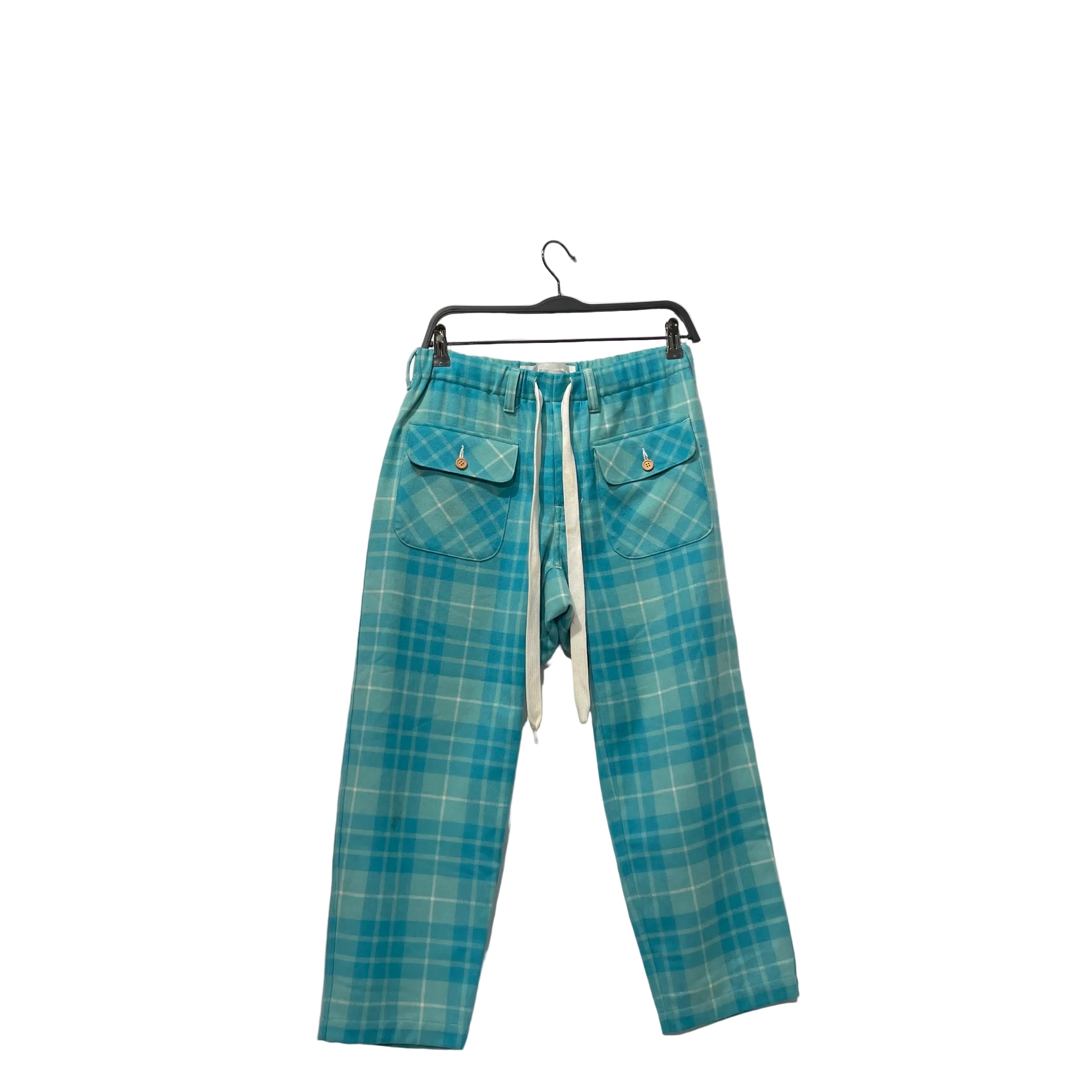 COMME des GARCONS/Slacks/S/BLU/Plaid/ view 1