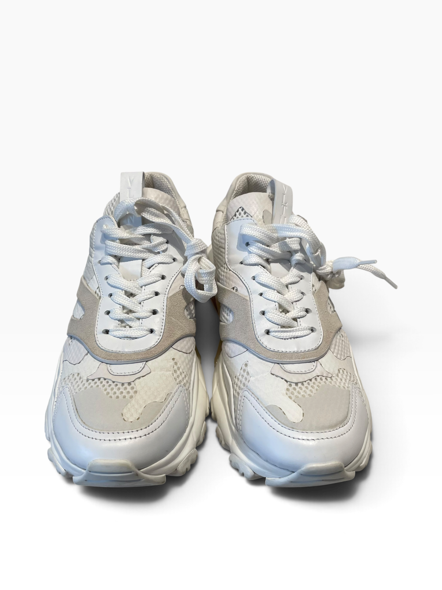 VALENTINO/Low-Sneakers/EU 41.5/Suede/WHT/chunky garavani bounce view 3