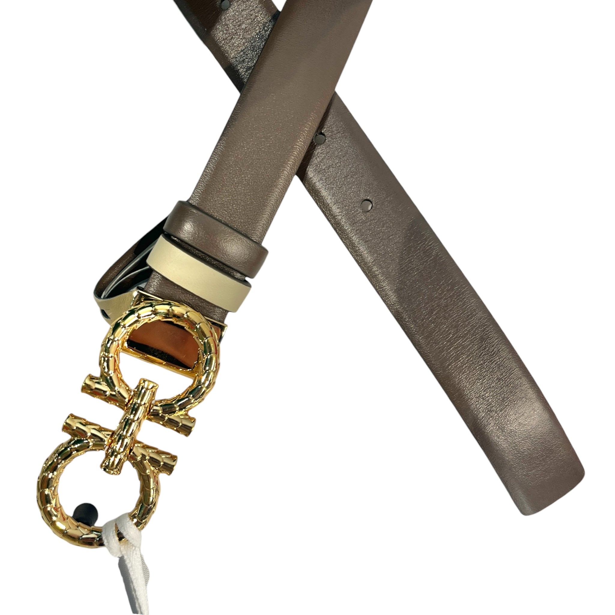 Salvatore Ferragamo/Belt/Leather/BRW/GANCINI BRAIDED BUCKLE view 4