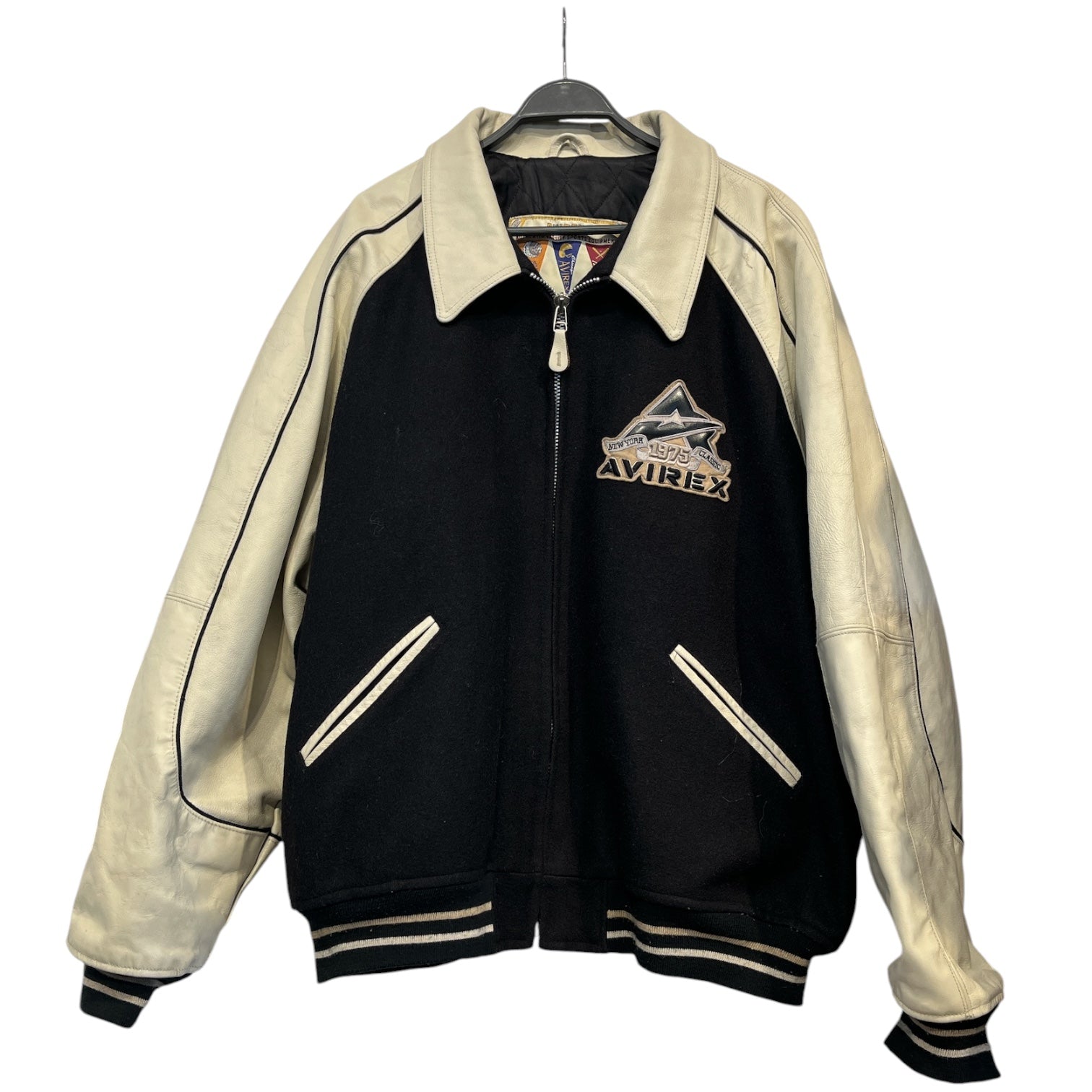 AVIREX/Jacket/3X/Leather/BLK/NEW YORK CLASSIC 1975 view 1
