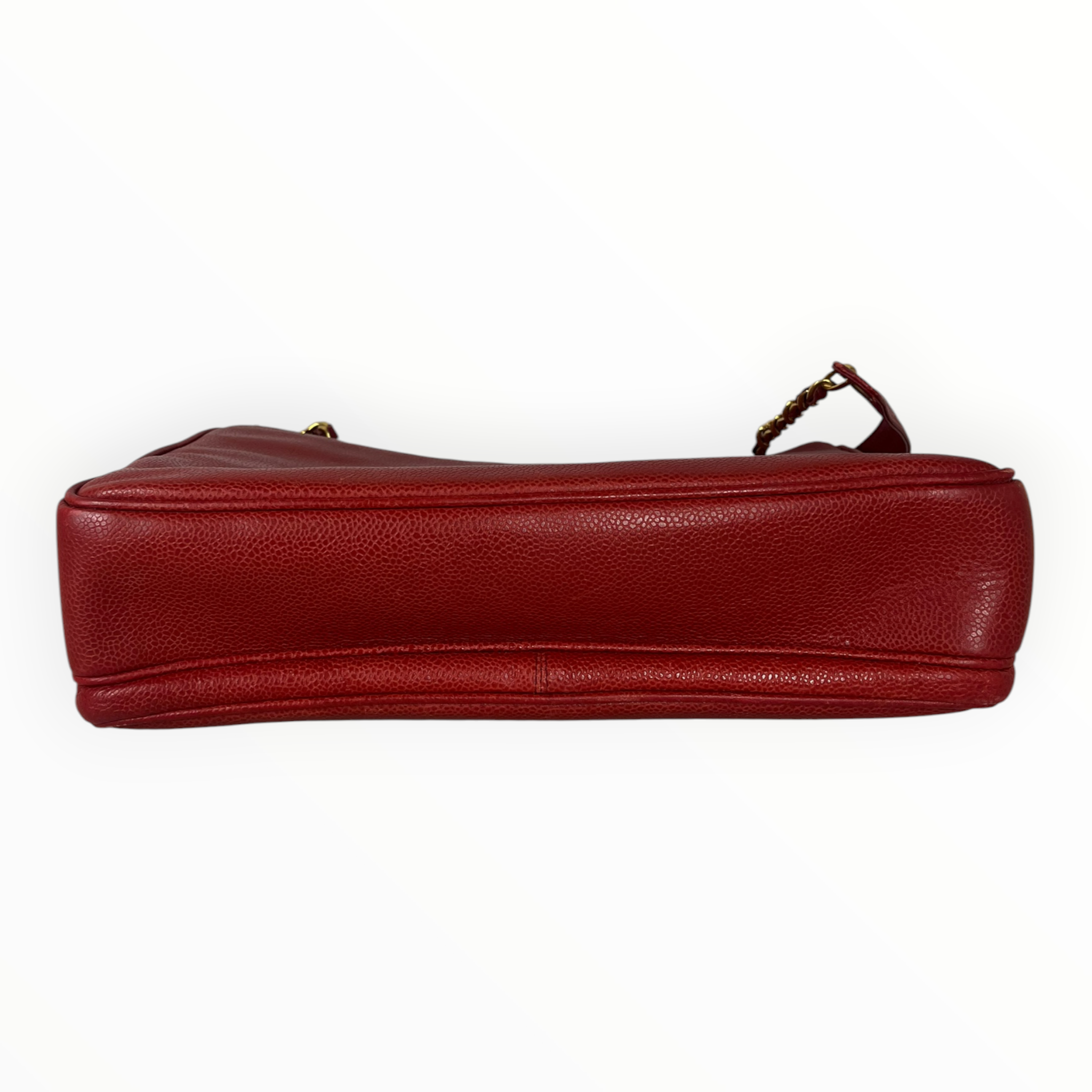CHANEL/Tote Bag/Leather/RED/GST Cavier Tote view 11