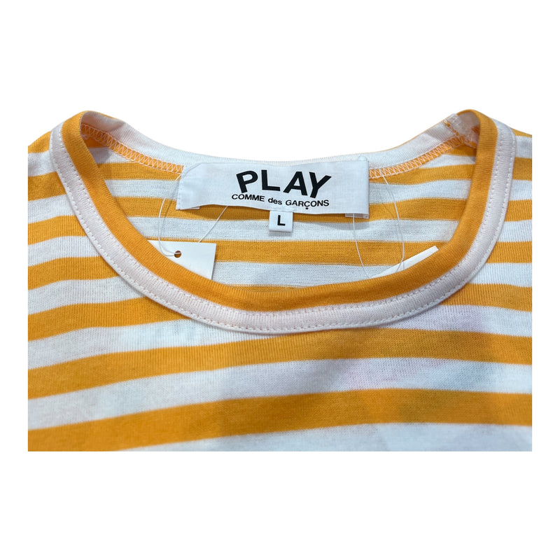 PLAY COMME des GARCONS/LS T-Shirt/XL/Cotton/BLK/Stripe/