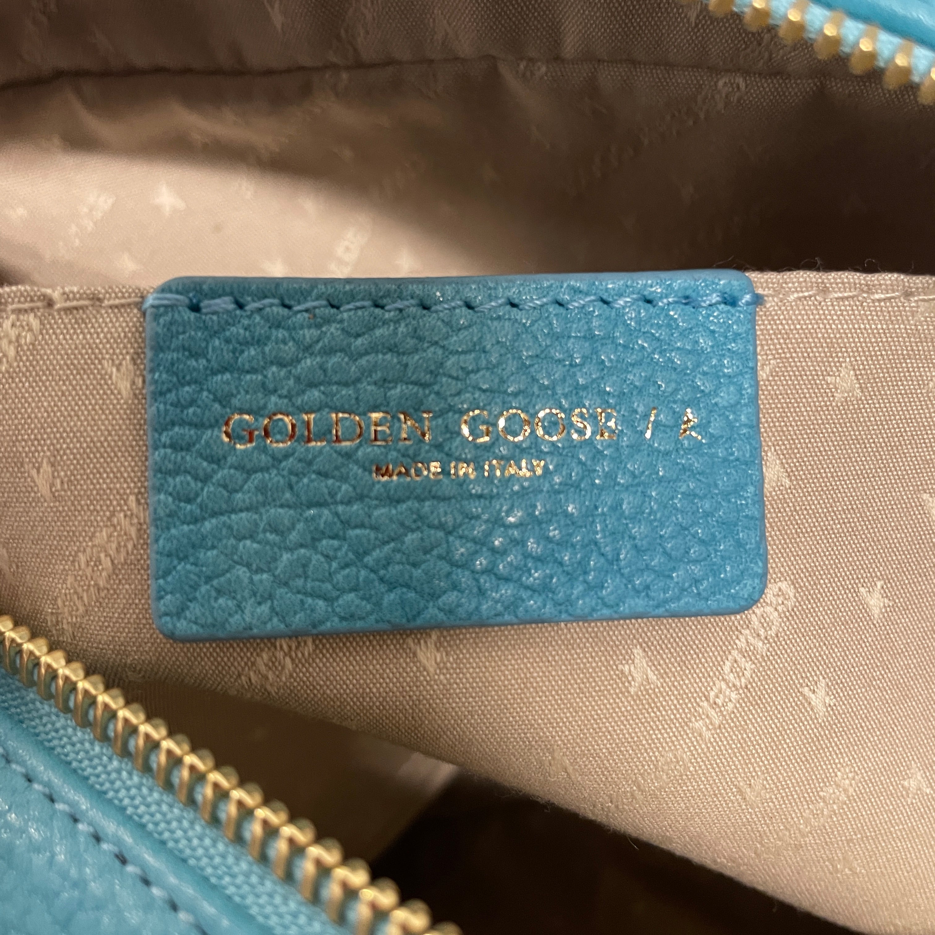 GOLDEN GOOSE/Bag/Leather/BLU/CROSSBODY W/ PNK SNEAKER view 5