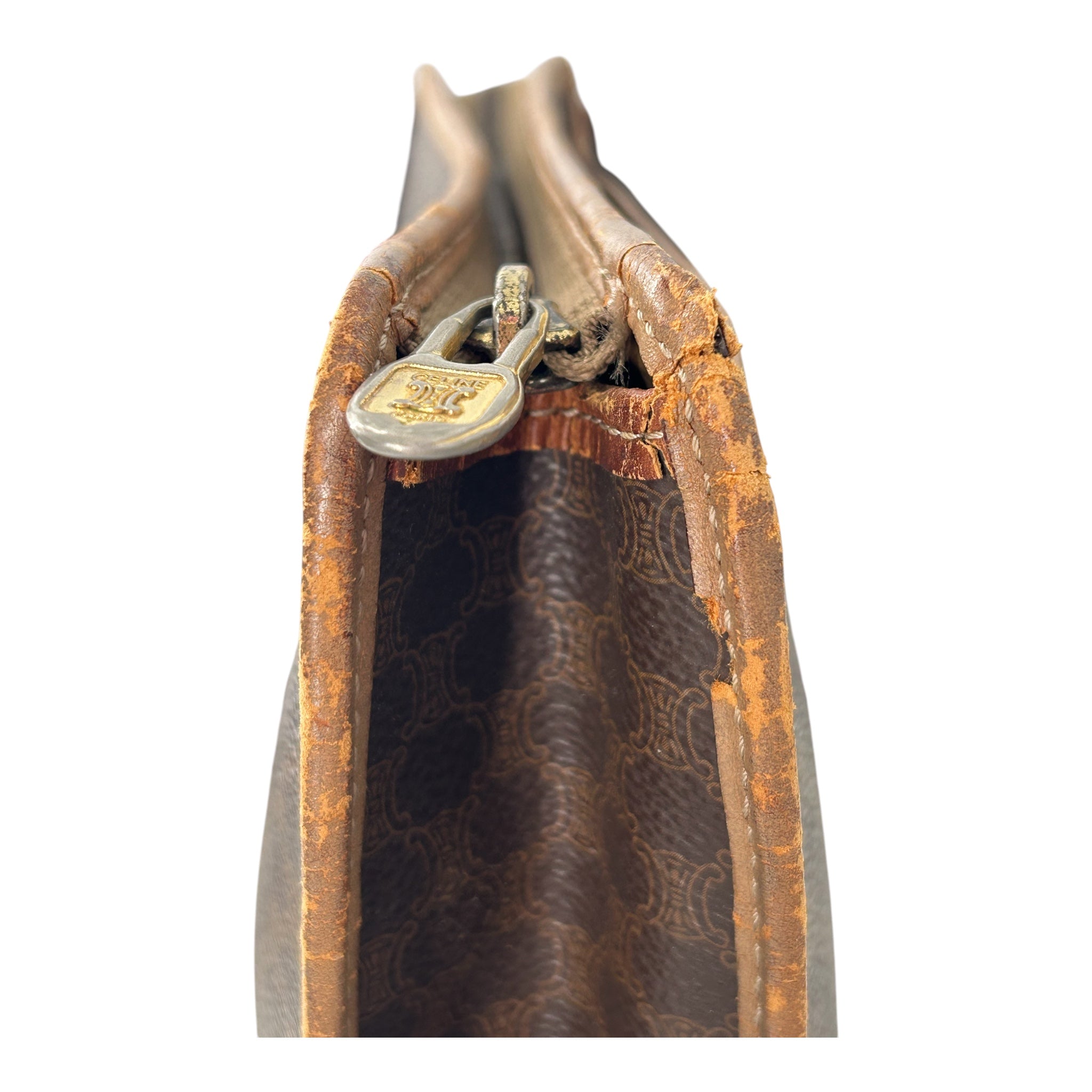 CELINE/Clutch Bag/Monogram/Leather/CML/2 POCKET CLUTCH view 5