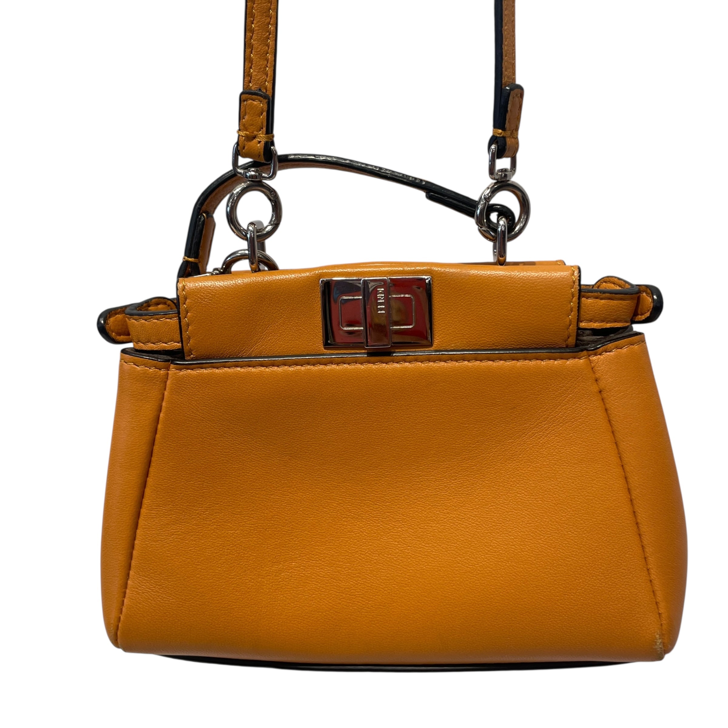 FENDI/Hand Bag/Leather/ORN/NANO PEEKABOO view 3