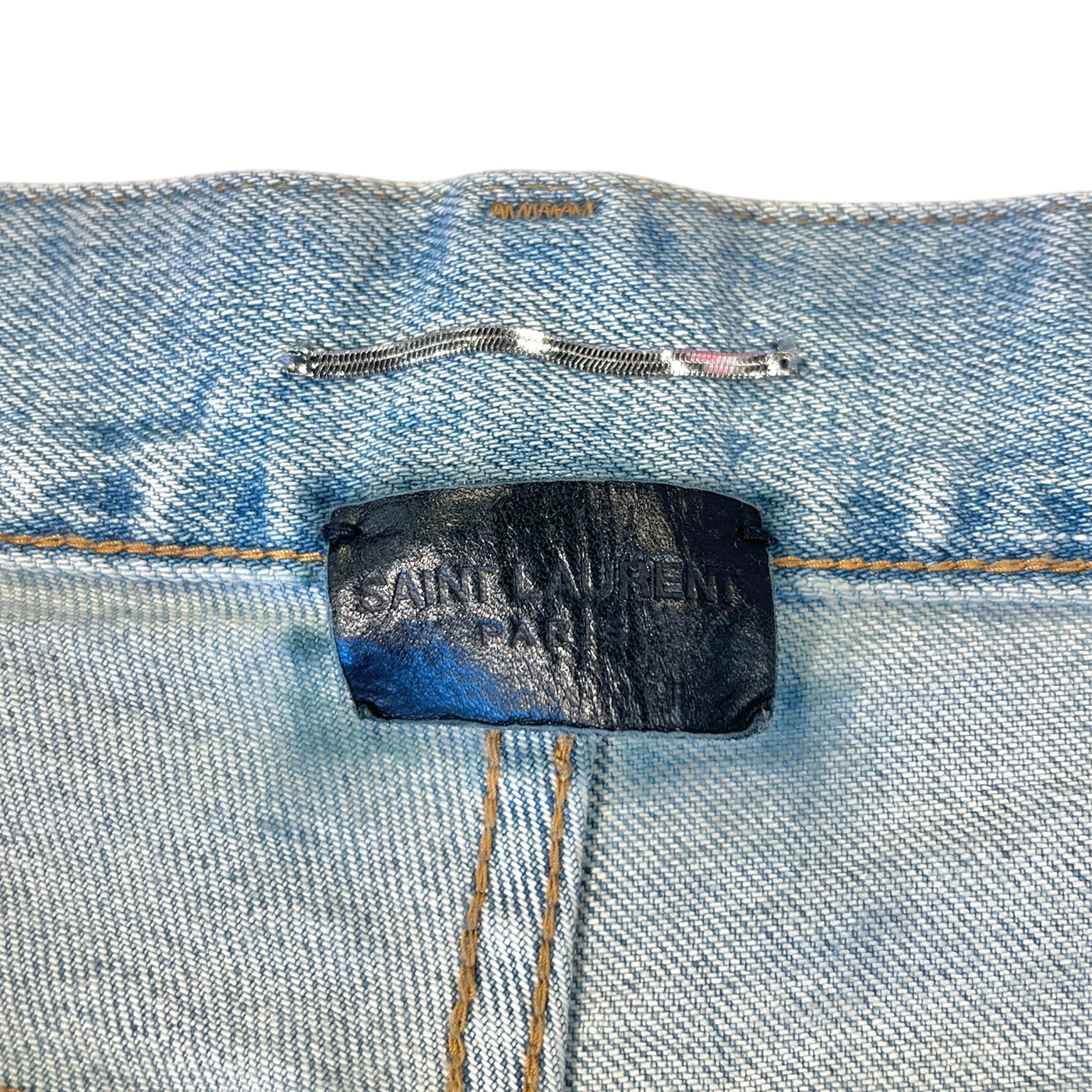 SAINT LAURENT/Straight Pants/38/Denim/BLU/Saint Laurent Straight Jeans view 3