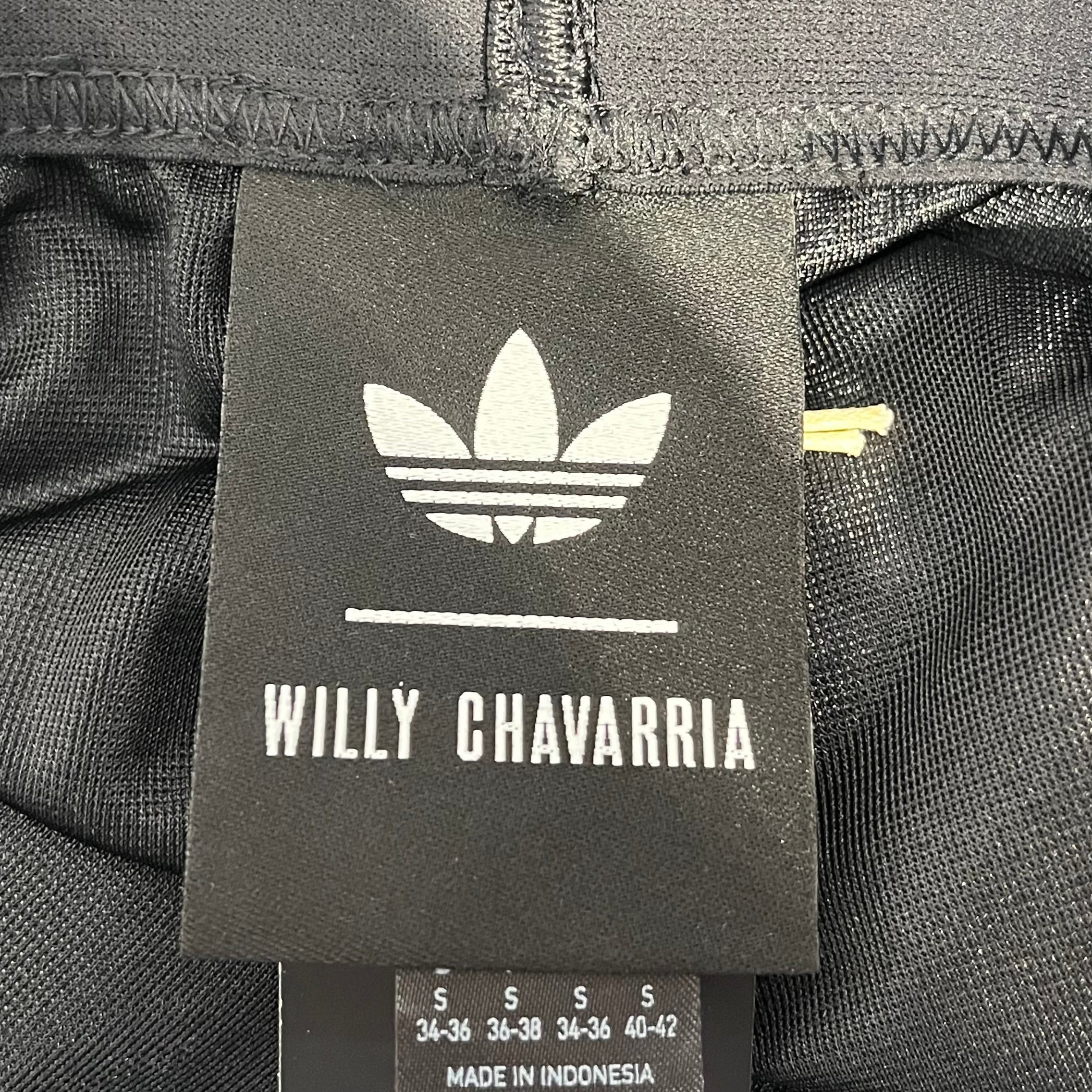 WILLY CHAVARRIA/adidas/Skirt/S/Polyester/BLK/DAZZLE PLEATED SKIRT view 3