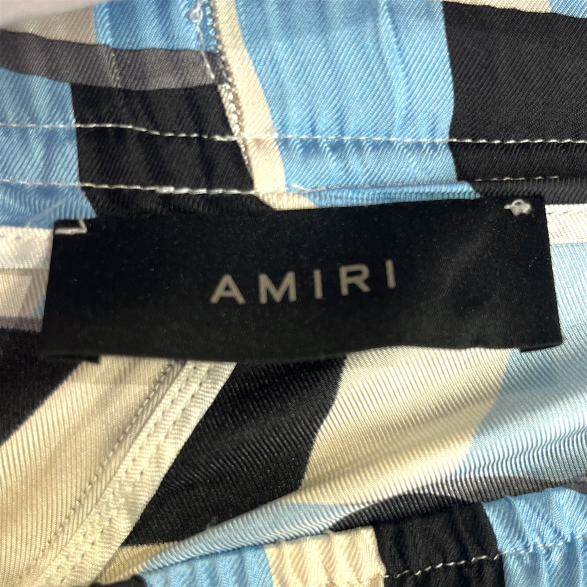 AMIRI/Shorts/XXXL/Silk/BLU/All Over Print/ view 3
