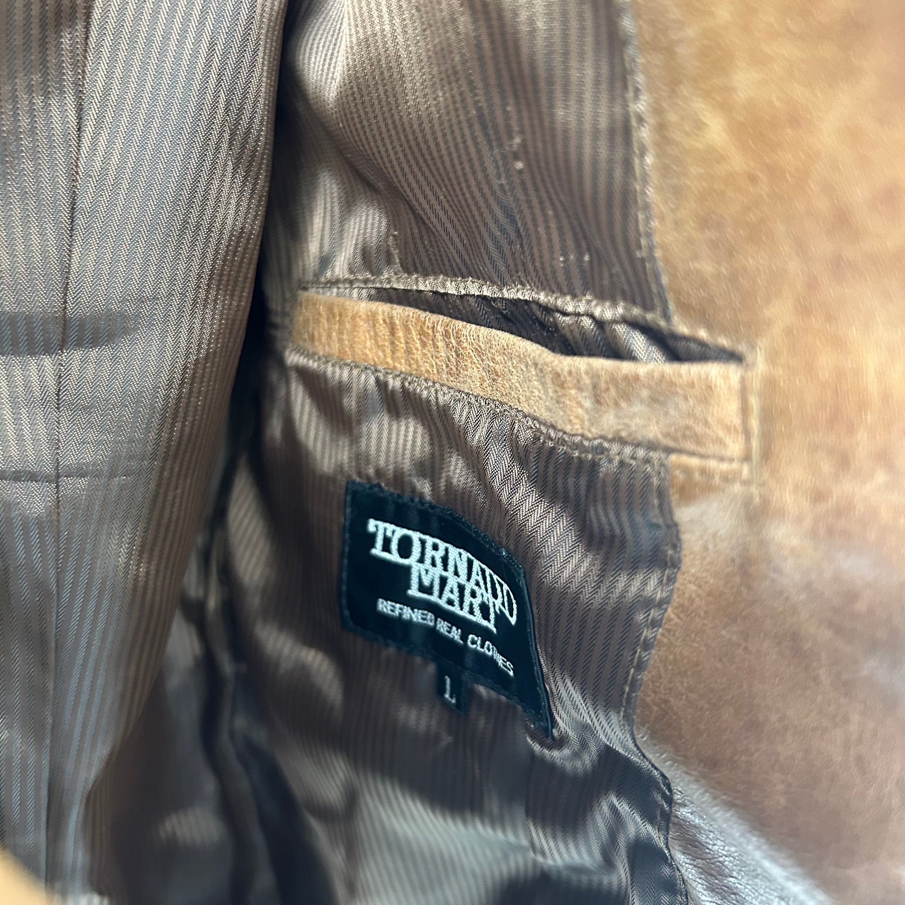 TORNADO MART/Tailored Jkt/Brown/Cowhide view 3