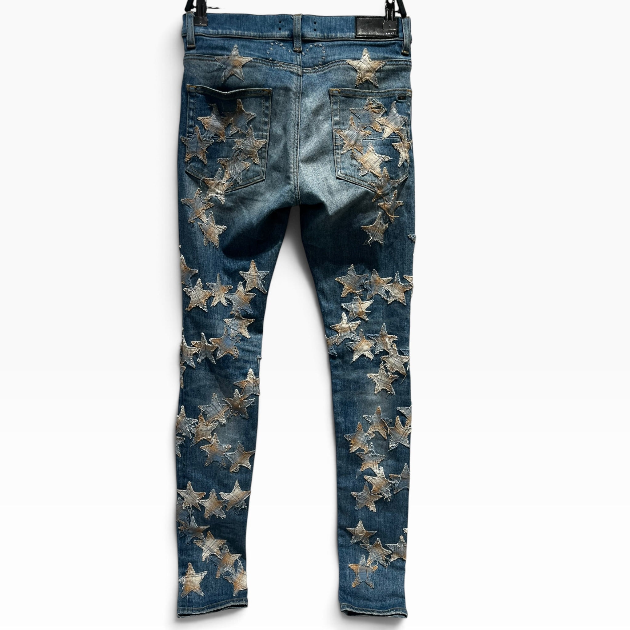 AMIRI/Skinny Pants/30/Denim/IDG/All Over Print/Chemist Plaid Stars view 2