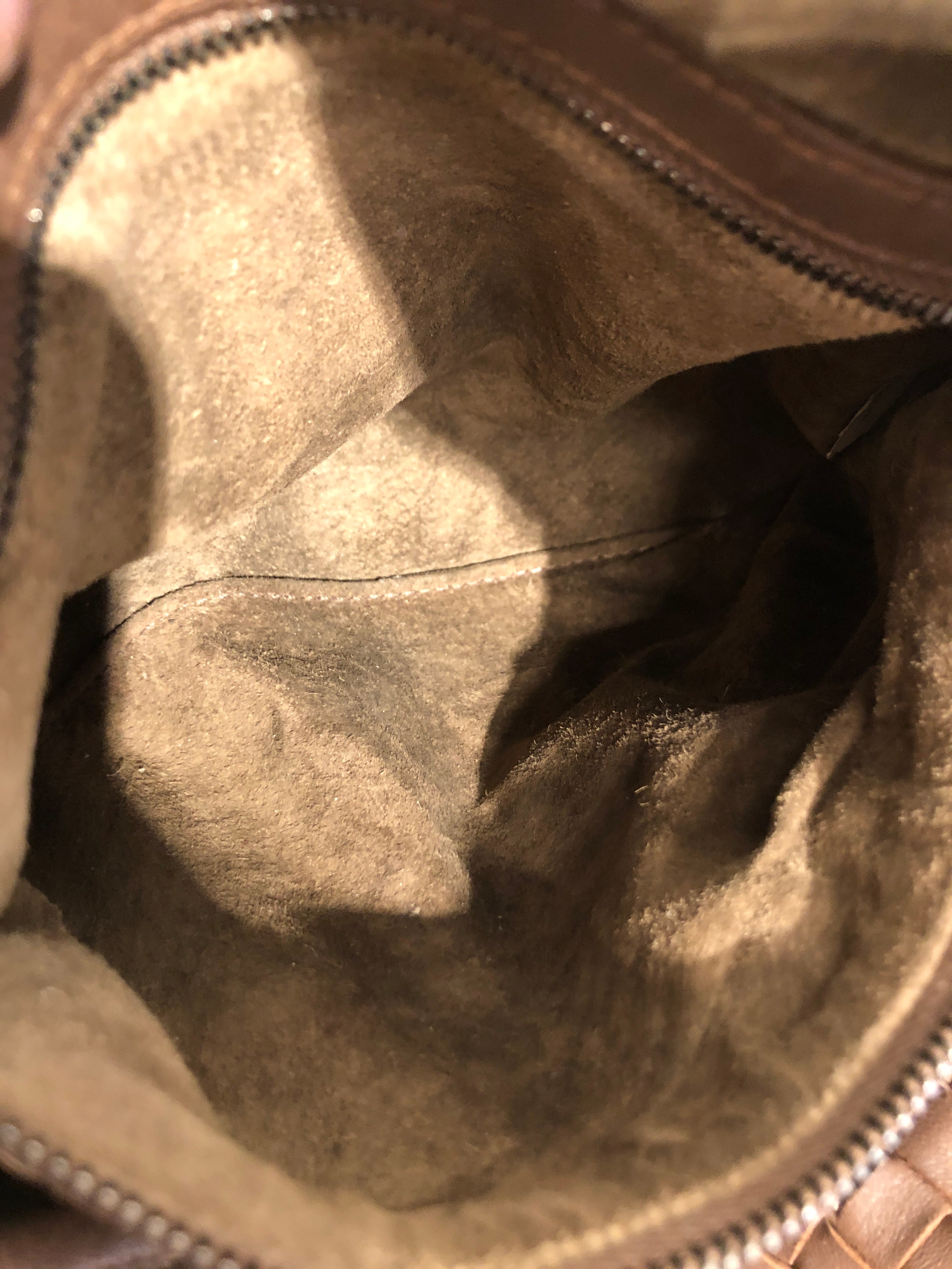 BOTTEGA VENETA/Hand Bag/Leather/BRW/INTRECCIATO WOVEN HOBO BAG view 9