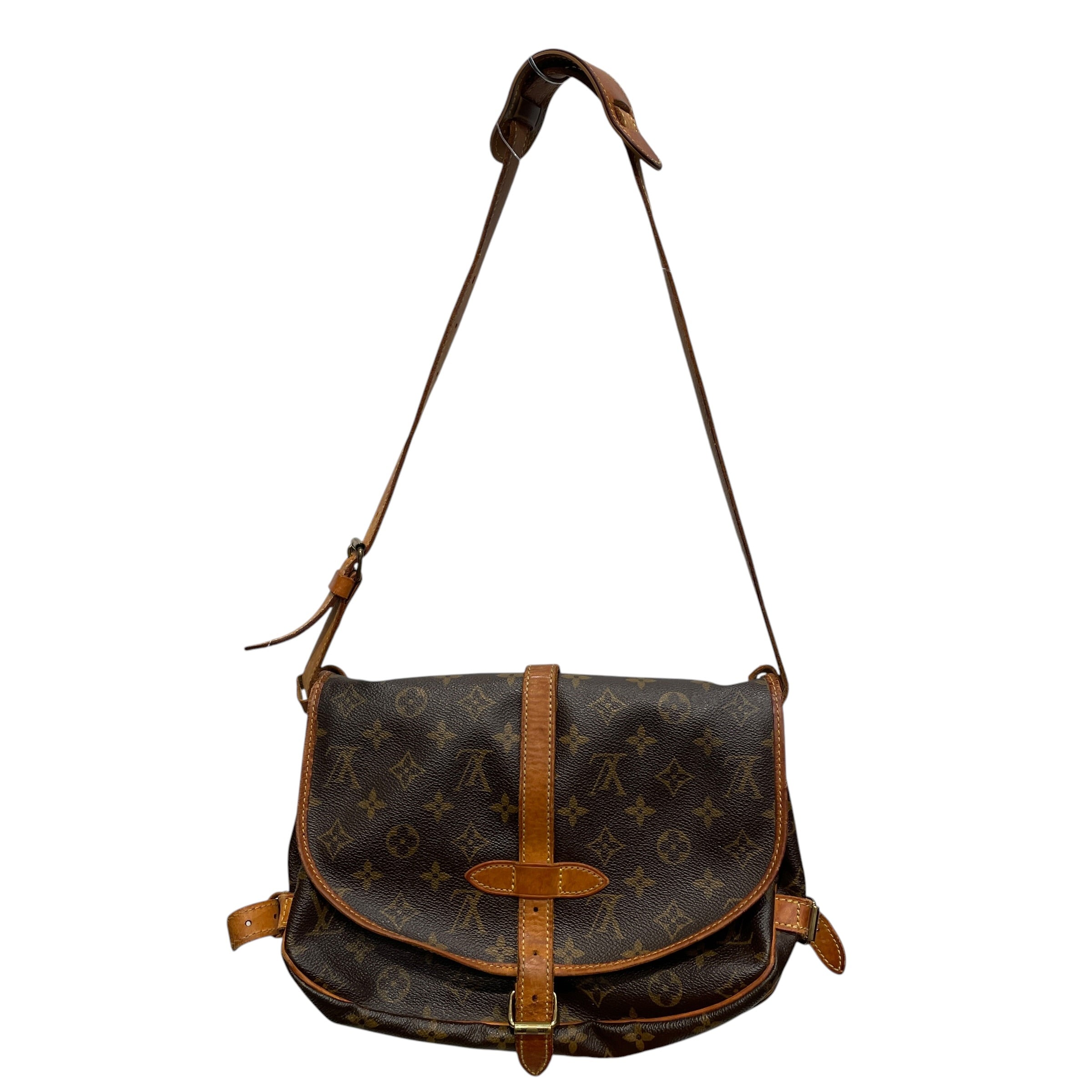 LOUIS VUITTON/Bag/Leather/BRW/SATCHEL view 1