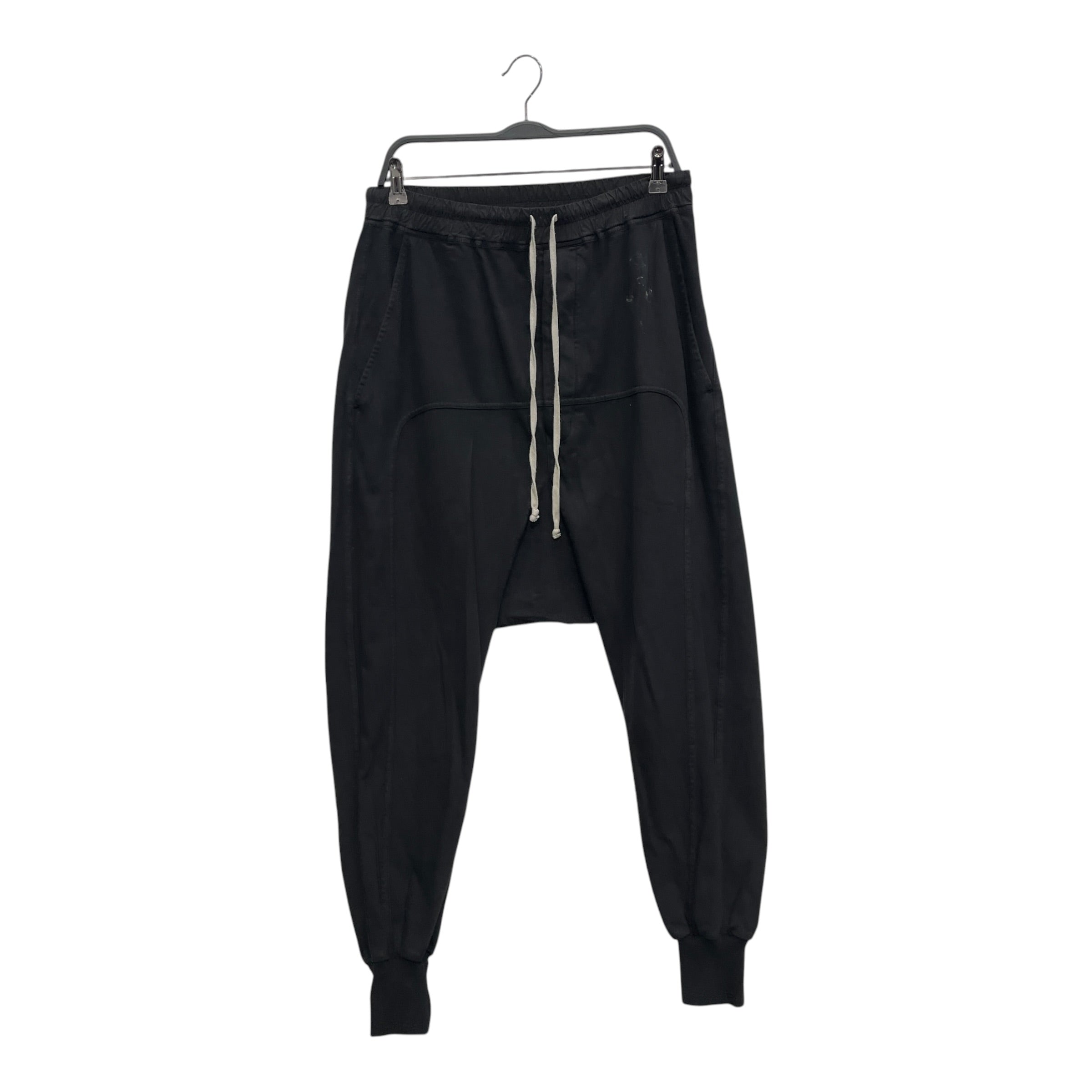 RICK OWENS DRKSHDW/Cropped Pants/S/Cotton/BLK/DROPCROTCH PANT view 1