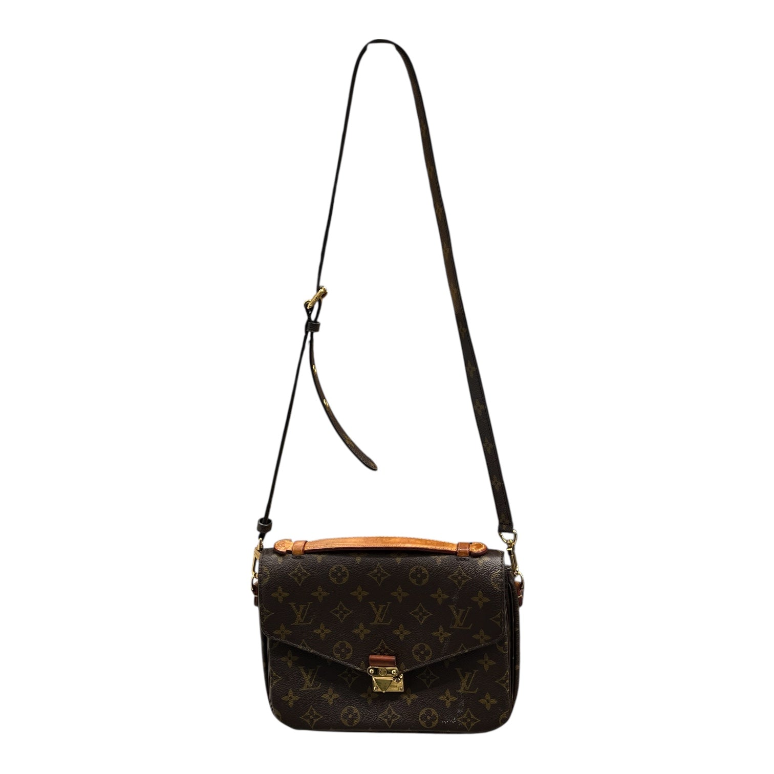 LOUIS VUITTON/Cross Body Bag/Monogram/Leather/BRW/POCHETTE METIS view 1