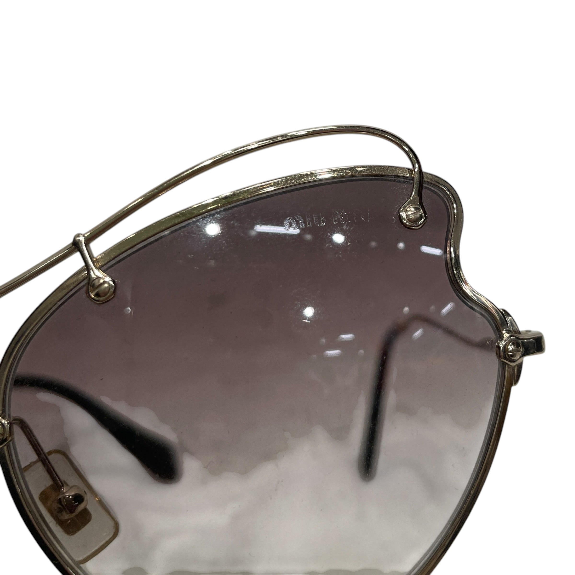 MIU MIU/Sunglasses/Titanium/GLD/SMU 56R view 5