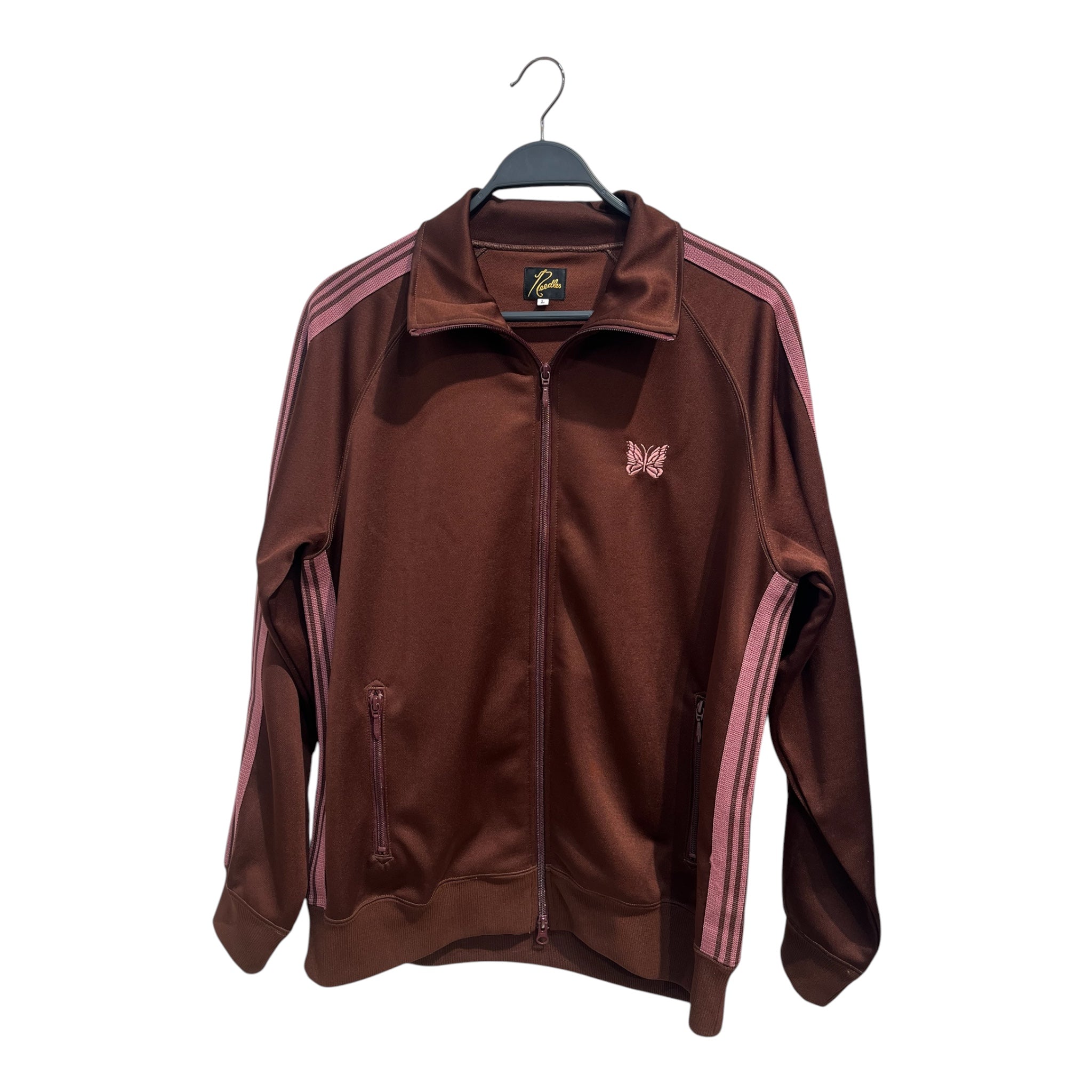 Needles/Track Jkt/L/Polyester/BRW/BROWN TRACK JACKET view 1