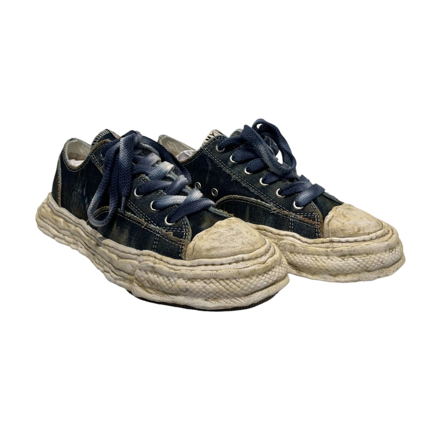 MIHARA YASUHIRO/Low-Sneakers/EU 44/Denim/BLU/Denim used look view 1