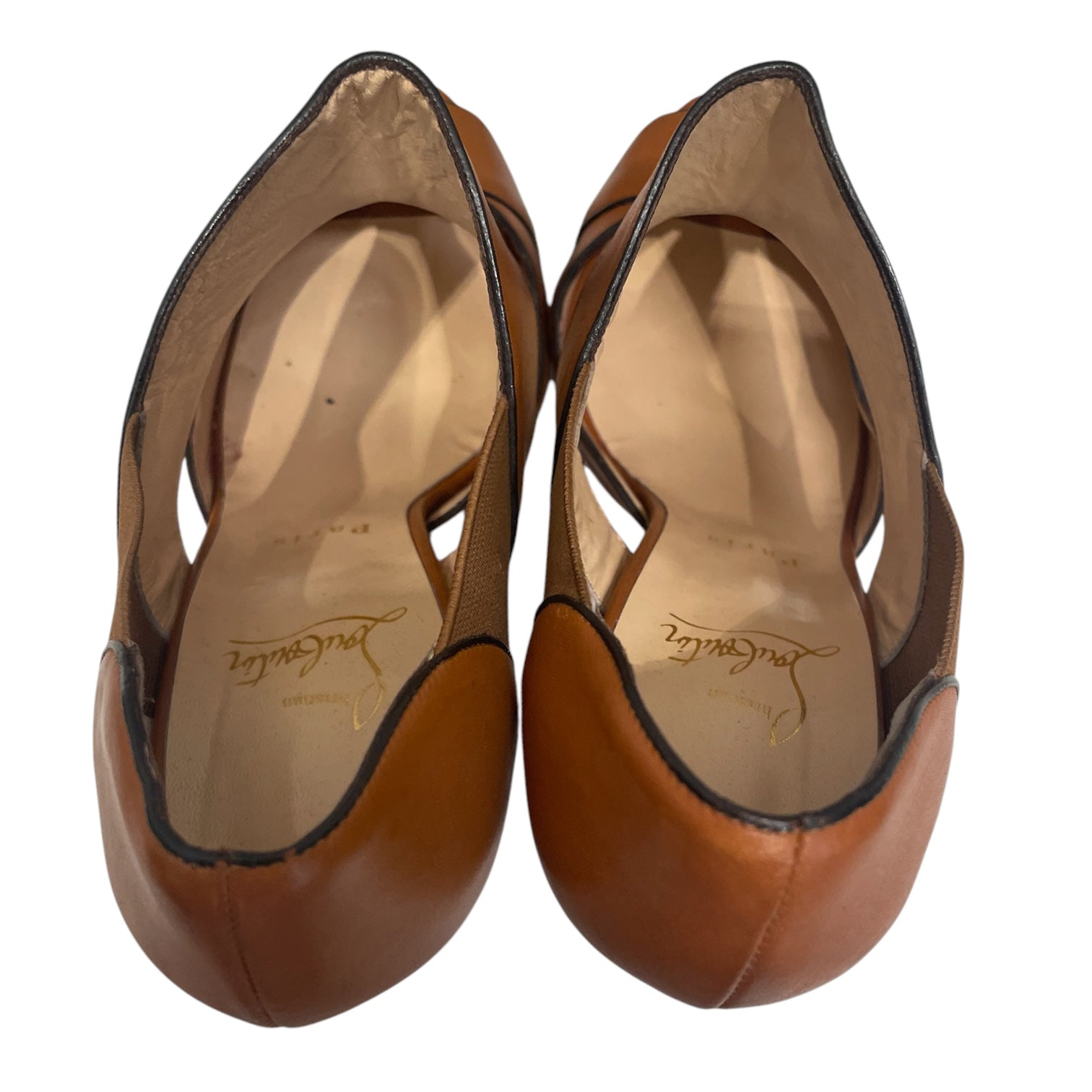 Christian Louboutin/Heels/EU 39/Leather/CML/HIGH-HEEL WOOD SOLE view 5