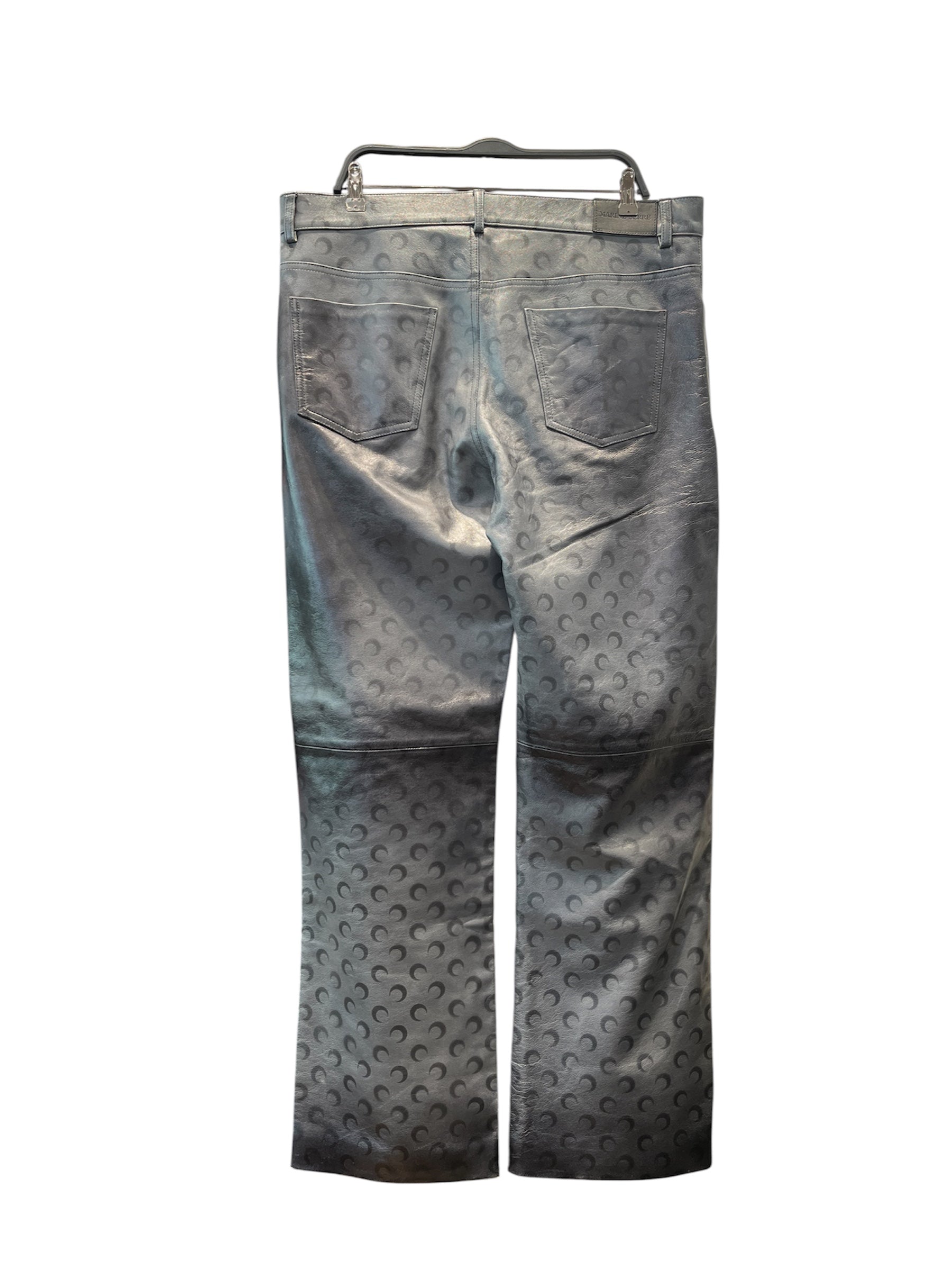 MARINE SERRE/Pants/56/Lambskin/GRY/All Over Print/CRESCENT AIRBRUSH PANTS view 2