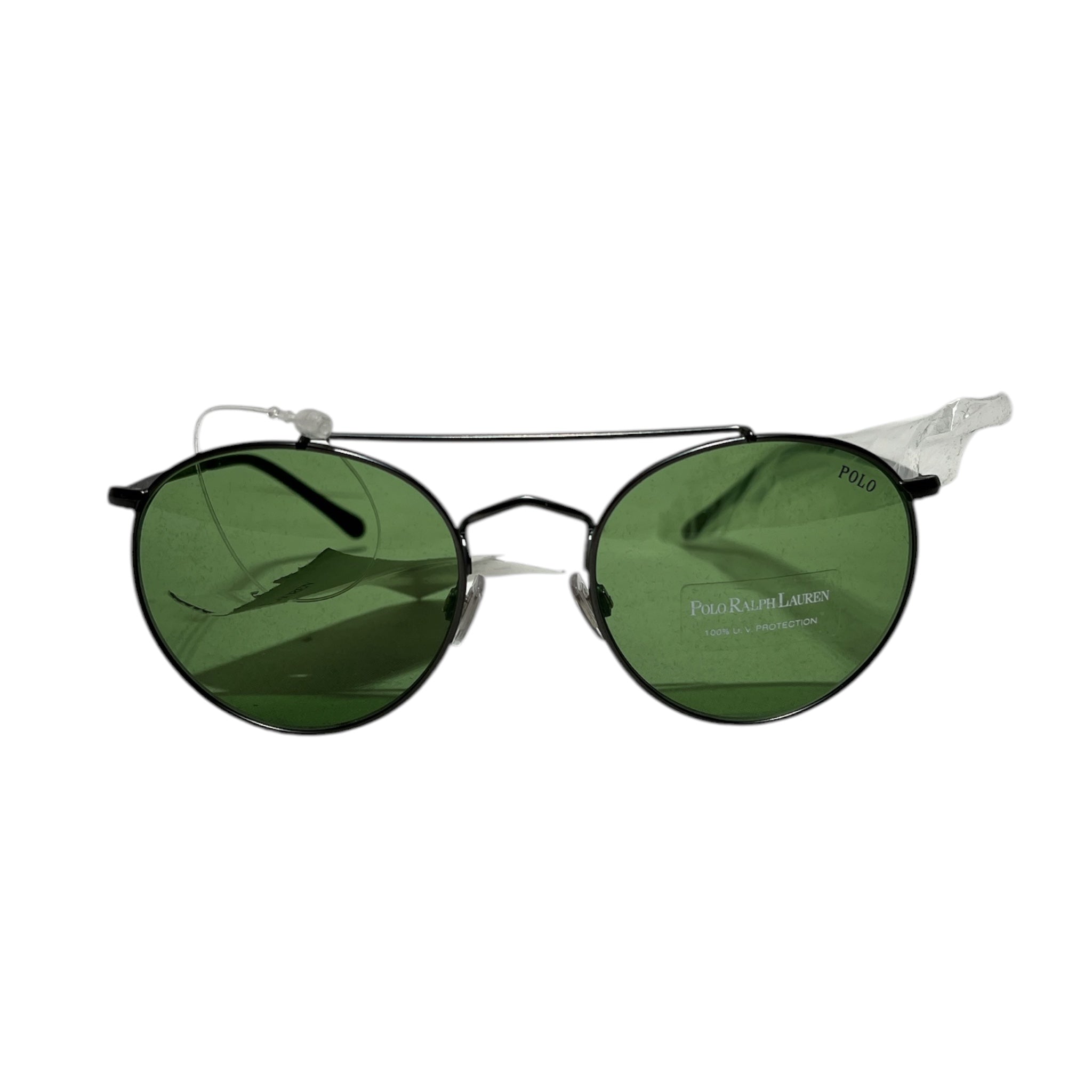 POLO RALPH LAUREN/Sunglasses/Metal/GRY/GREEN TINT view 1