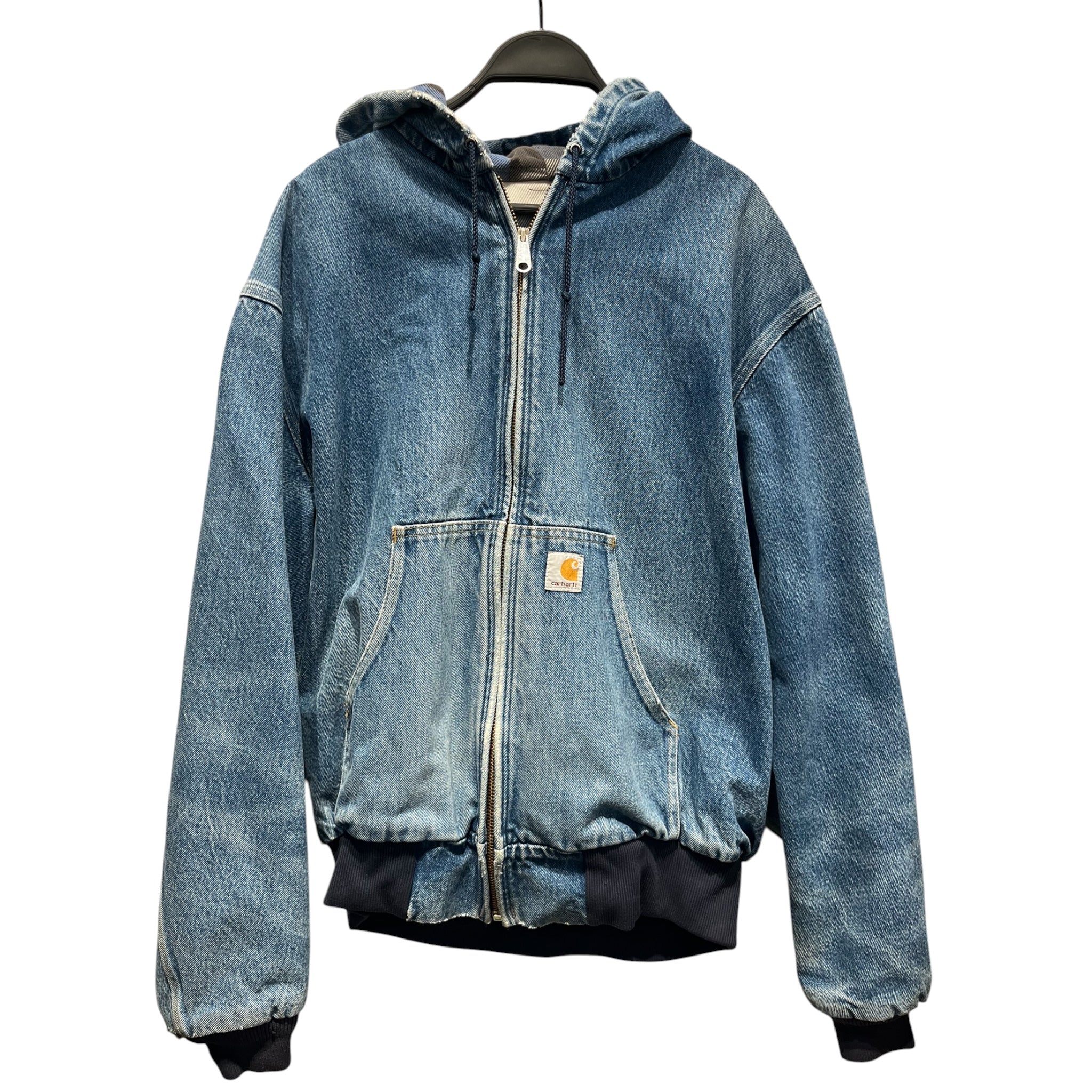 Carhartt/Zip Up Hoodie/Denim/BLU/ view 1