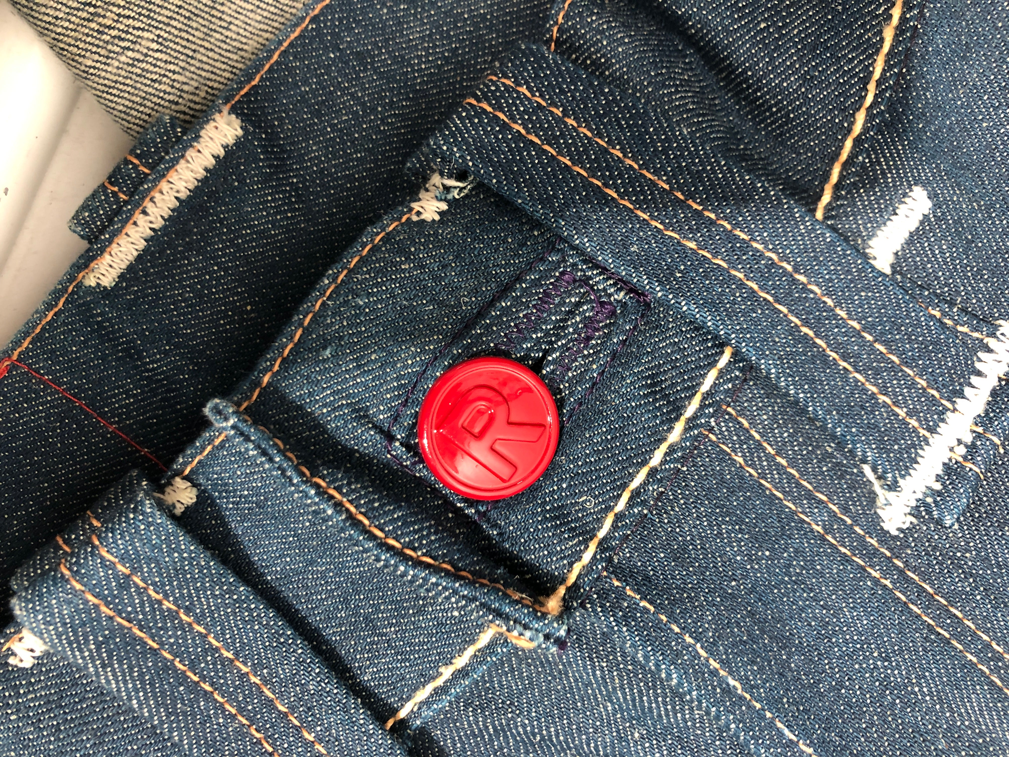 Levi's RED/Straight Pants/28/Denim/NVY/SELVEDGE 03700.00.01(0345) view 6