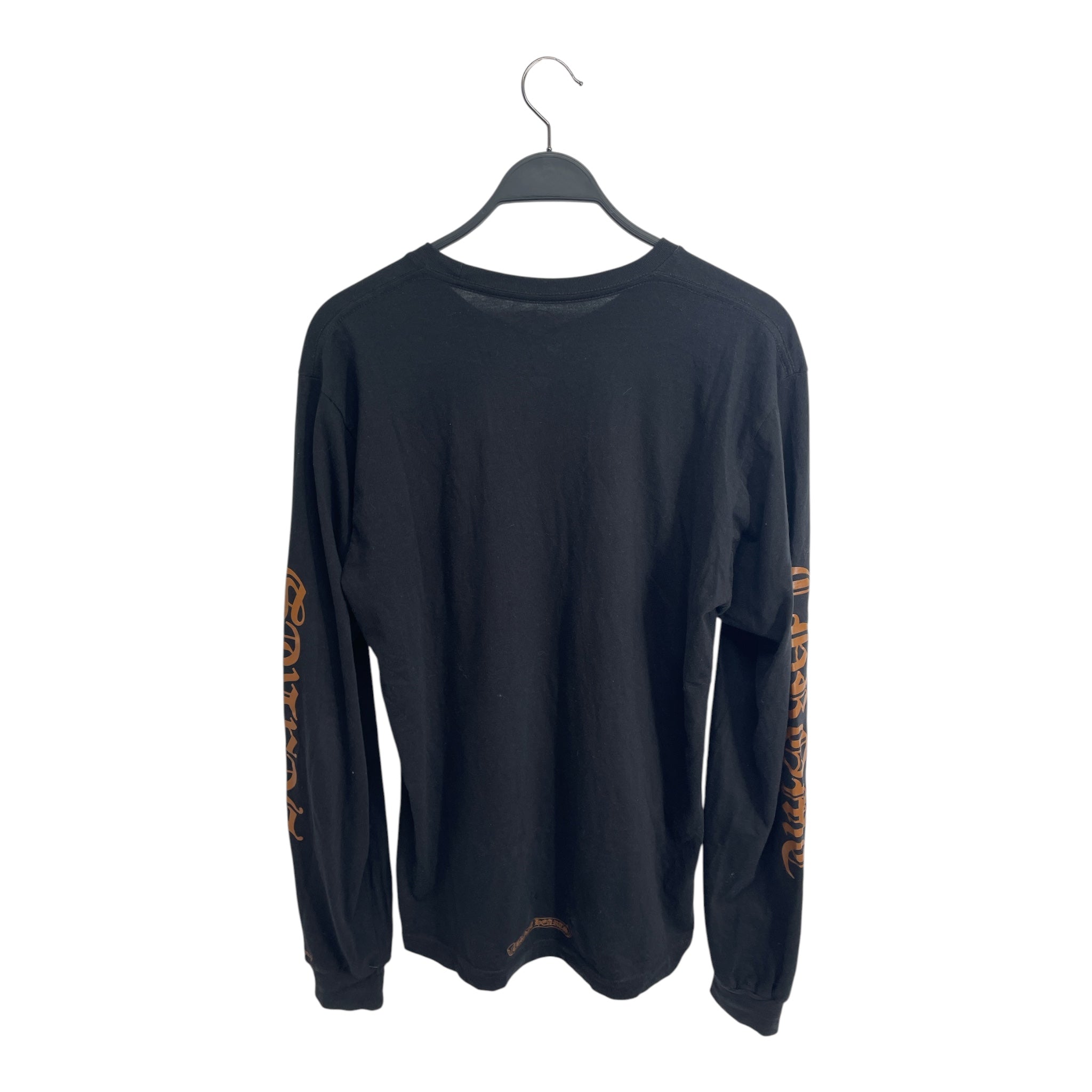 CHROME HEARTS/LS T-Shirt/L/Cotton/BLK/MOCHA LOGO LS view 2