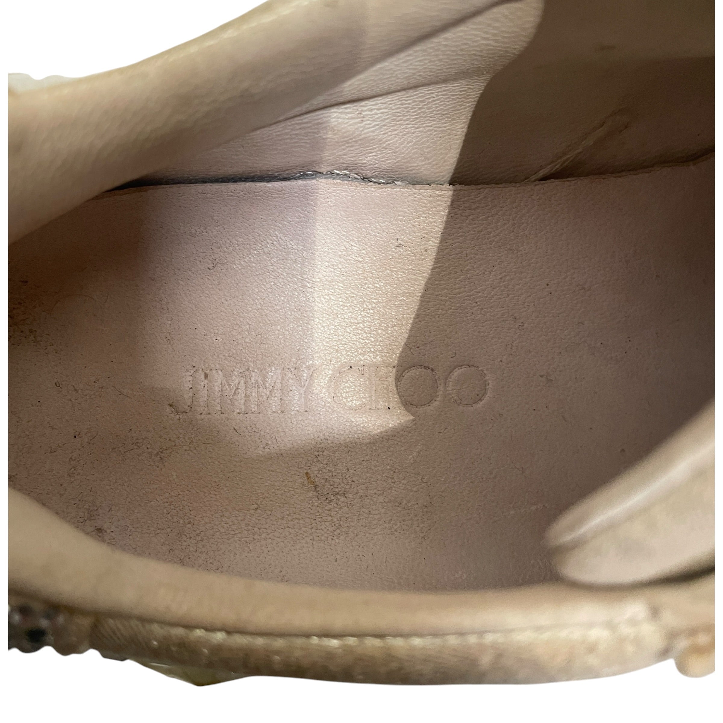 JIMMY CHOO/Low-Sneakers/EU 37/Acrylic/SLV/CRYSTAL JIMMY CHOO SNEAKER view 3