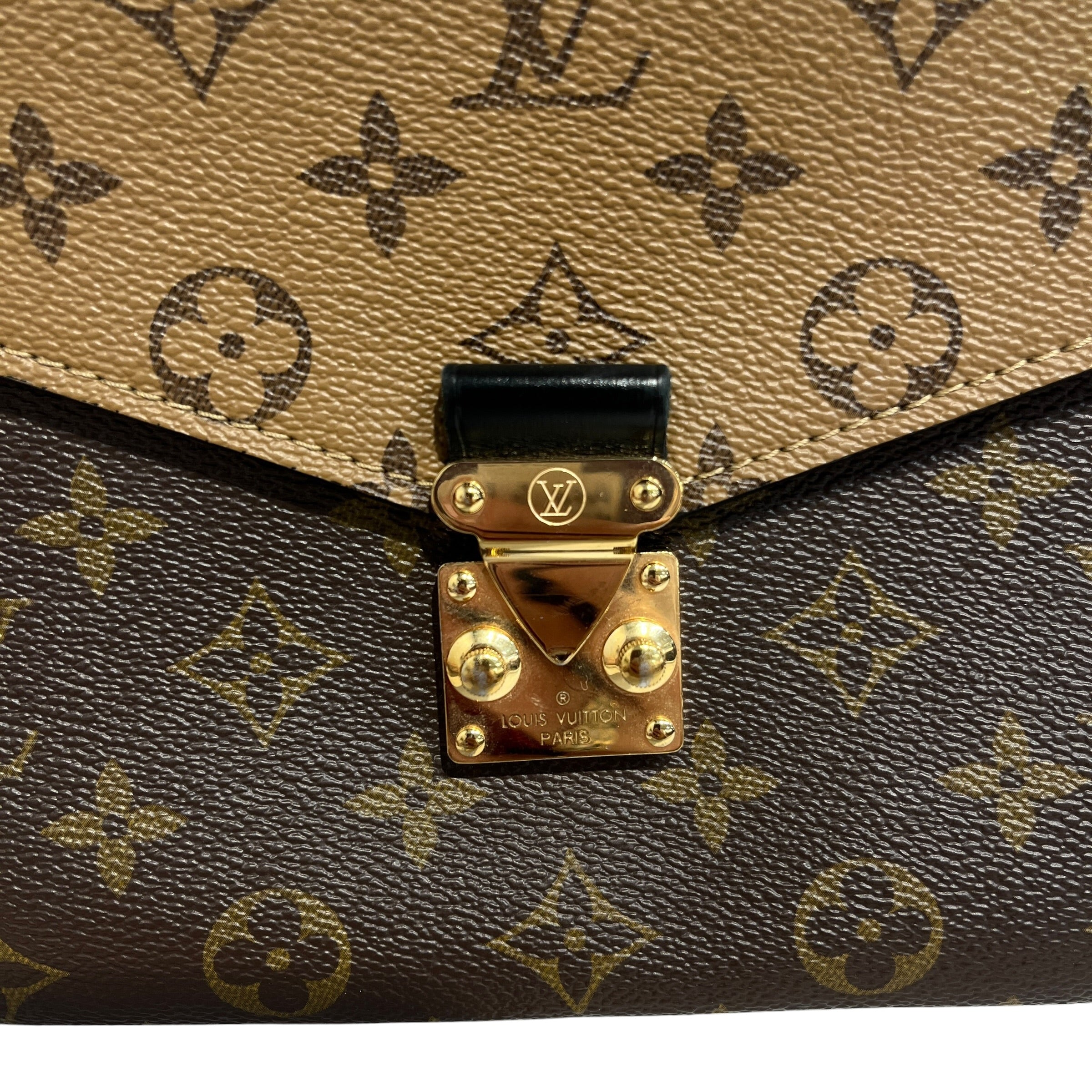 LOUIS VUITTON/Bag/Monogram/Leather/BRW/Pochette Metis view 5