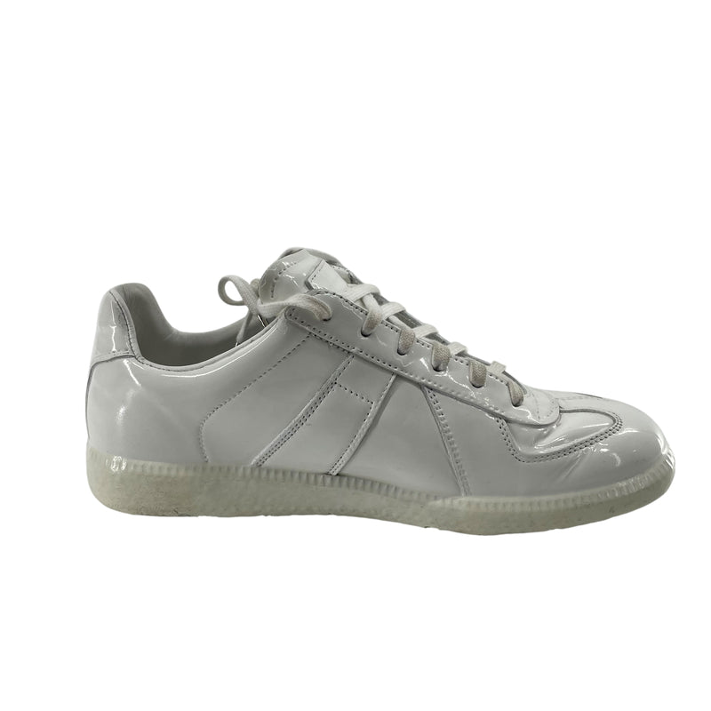 Maison Margiela/Low-Sneakers/EU 39/Polyester/WHT/PATENT REPLICA GATS