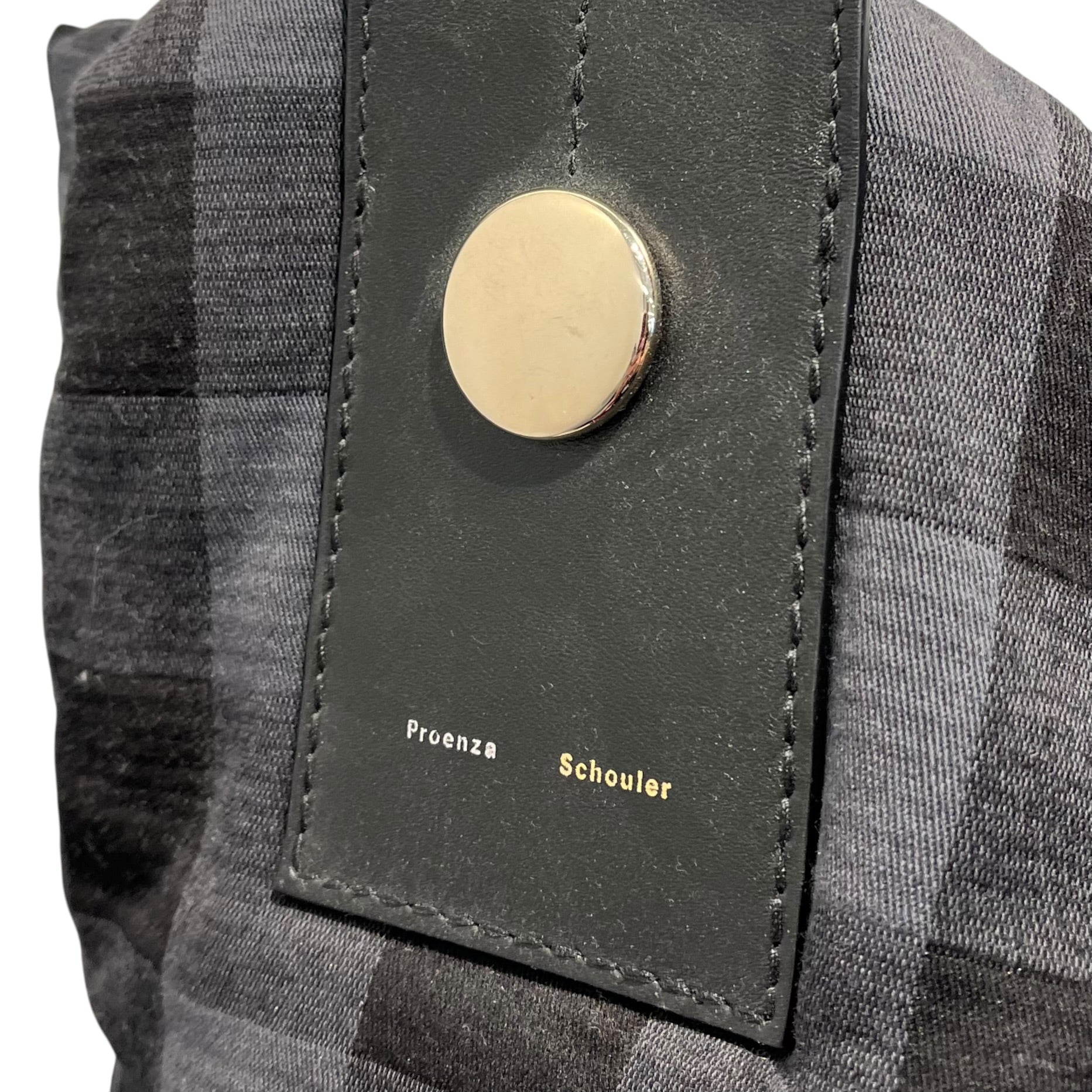 PROENZA SCHOULER/Attache Case/Plaid/Cotton/BLK/TOBO TOTE view 5