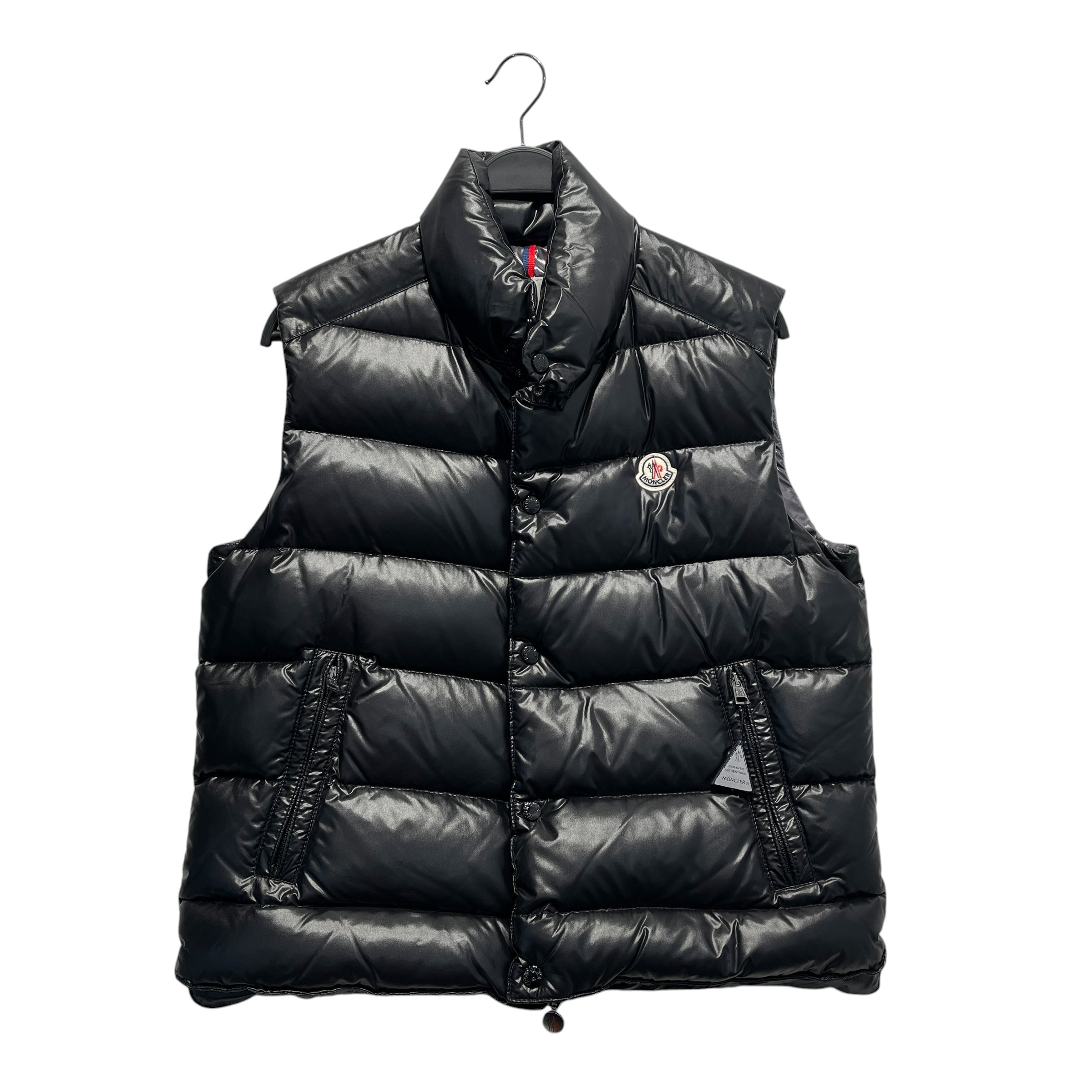 MONCLER/Puffer Vest/3/Nylon/BLK/DUCK INSIDE view 1