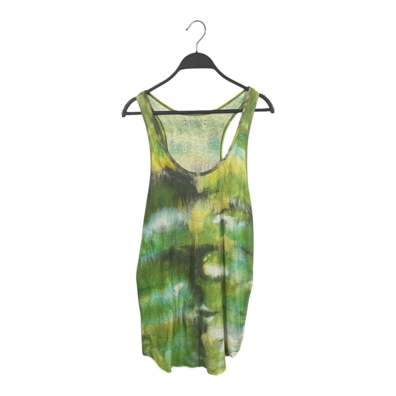 if six was nine/Tank Top/1/Cotton/GRN/All Over Print/