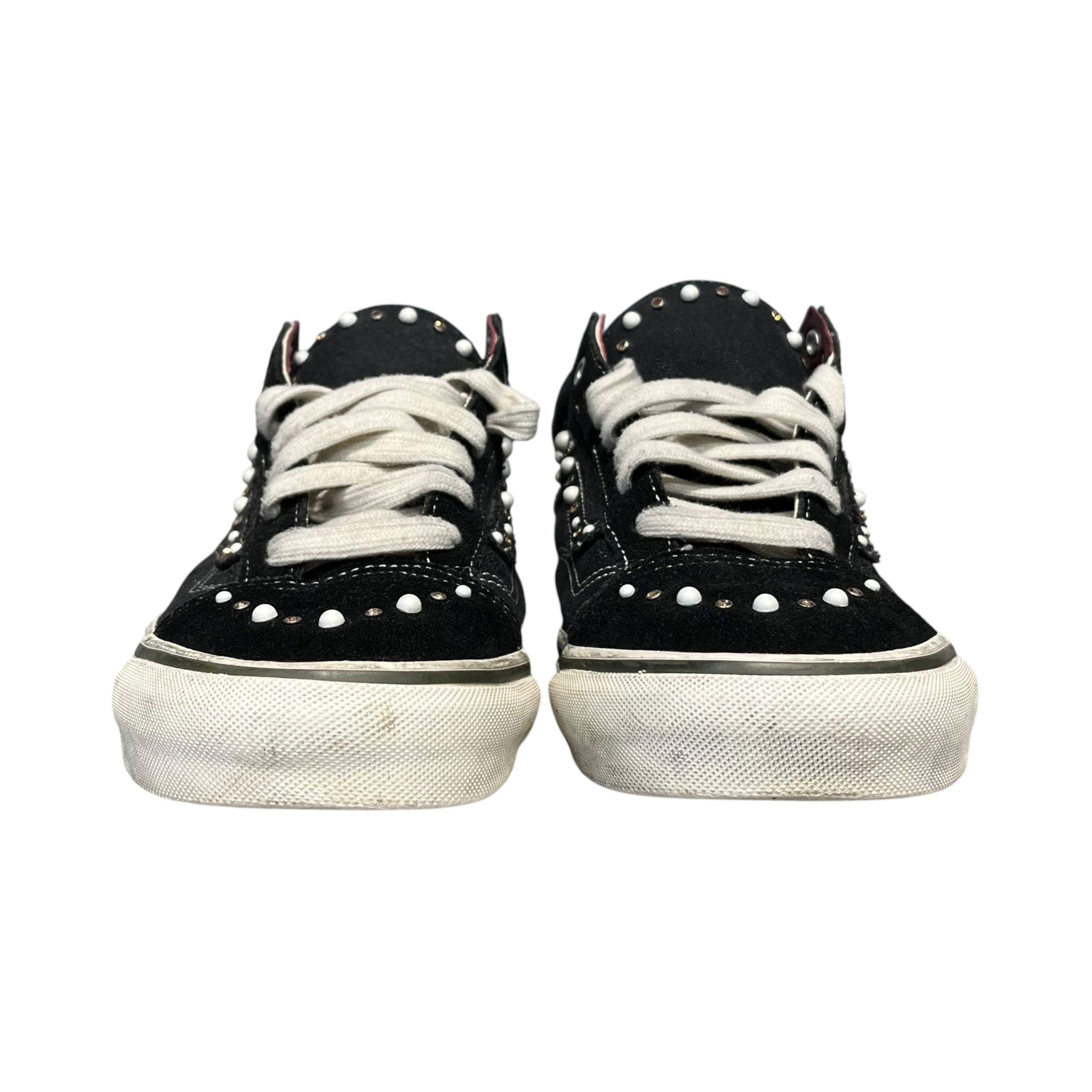 VANS/Low-Sneakers/US 11.5/Cotton/BLK/OTW PEARLIZED view 2