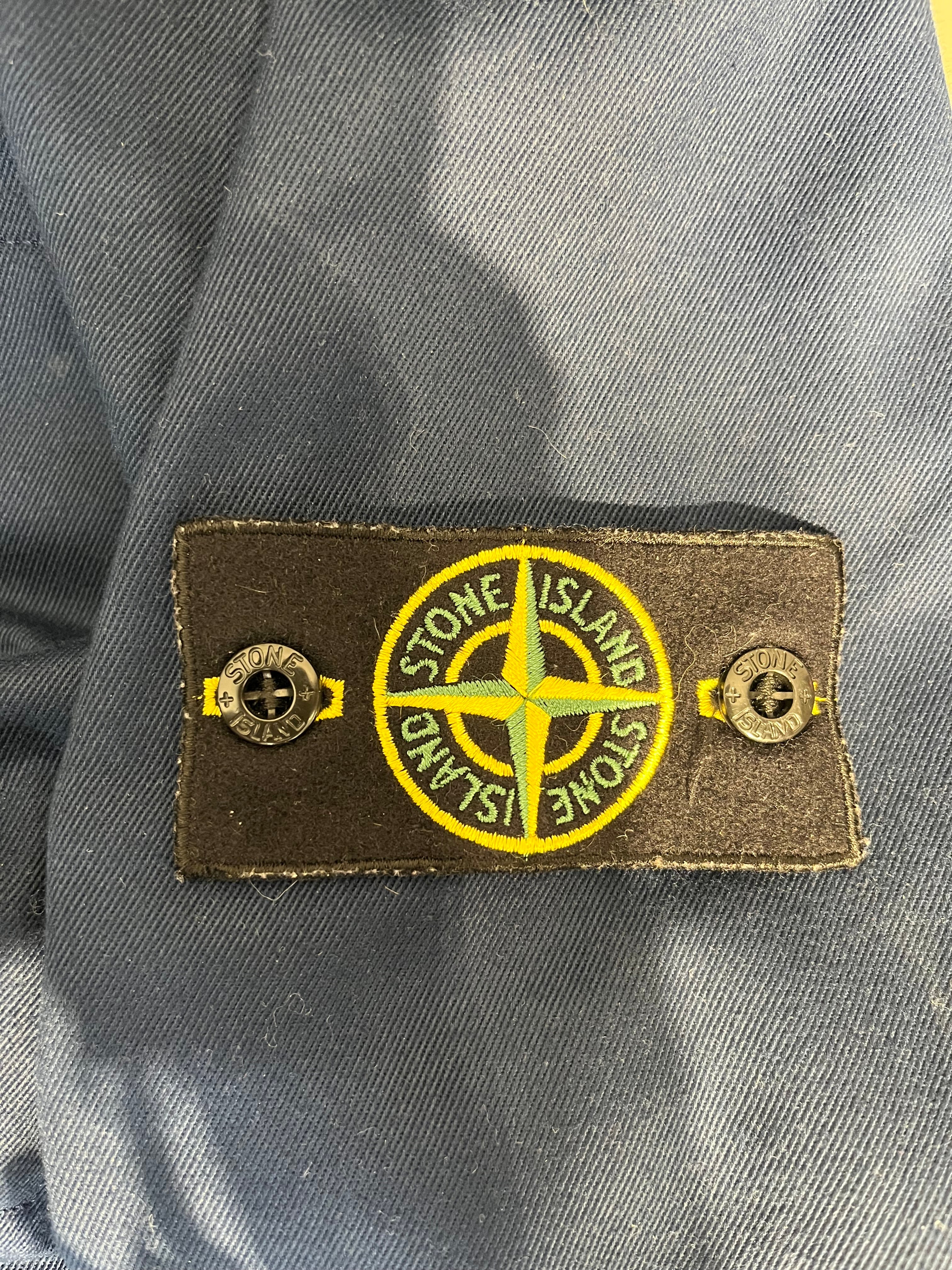 STONE ISLAND/Mountain Parka/M/Cotton/NVY/HOODED GABARDINE SNAP BUTTONS view 4