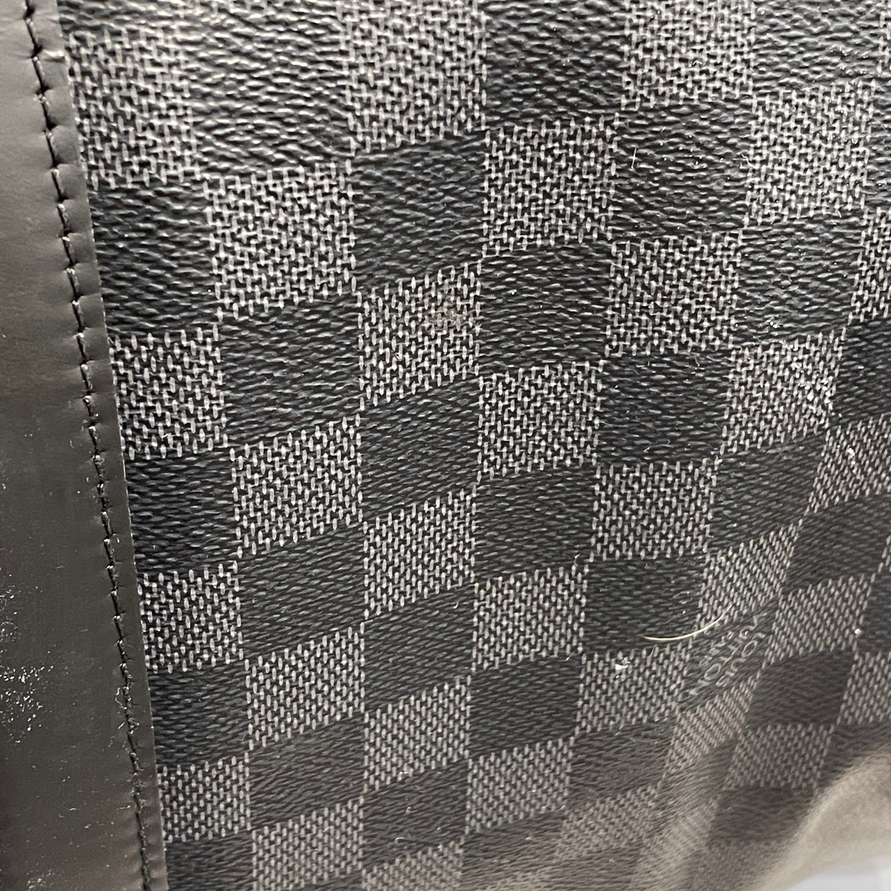 LOUIS VUITTON/Bag/Monogram/Leather/BLK/Keepall 55 Graphite view 8