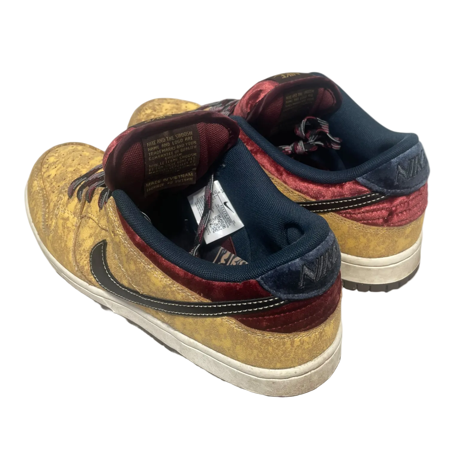 NIKE/DUNK LOW/Low-Sneakers/US 8/Suede/BEG/FZ1278-200 view 2