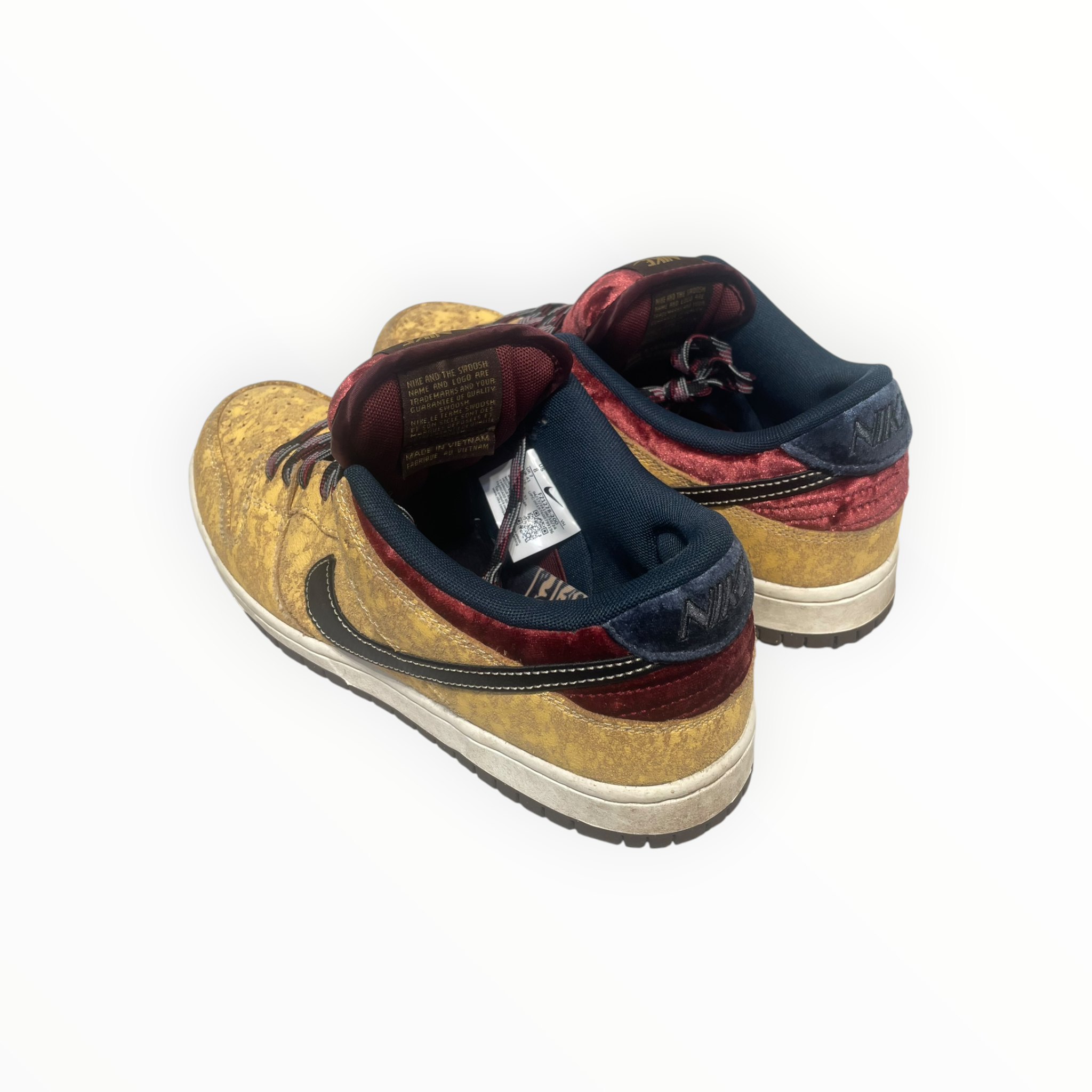 NIKE/DUNK LOW/Low-Sneakers/US 8/Suede/BEG/FZ1278-200 view 2