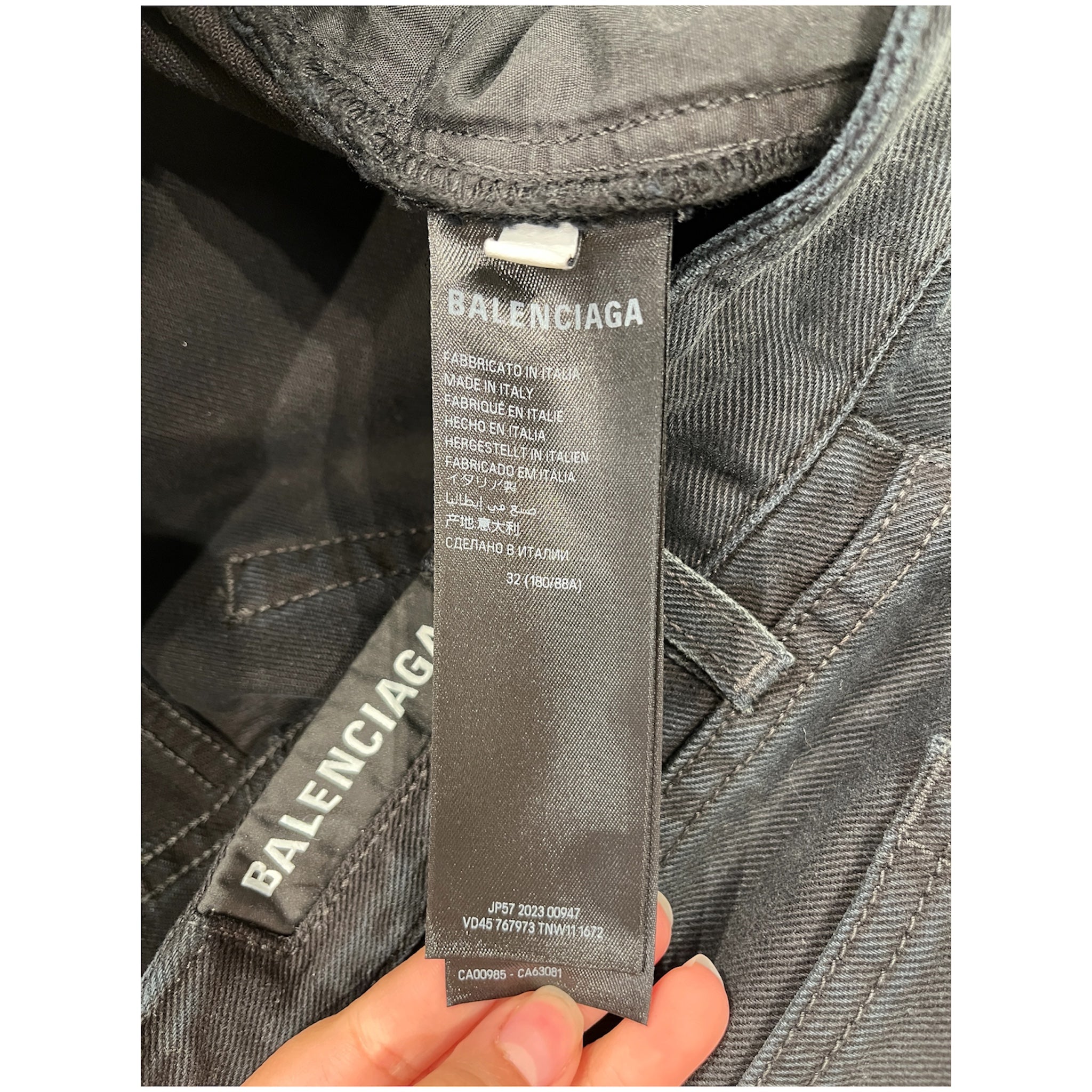 BALENCIAGA/Pants/32/Cotton/BLK/ view 4