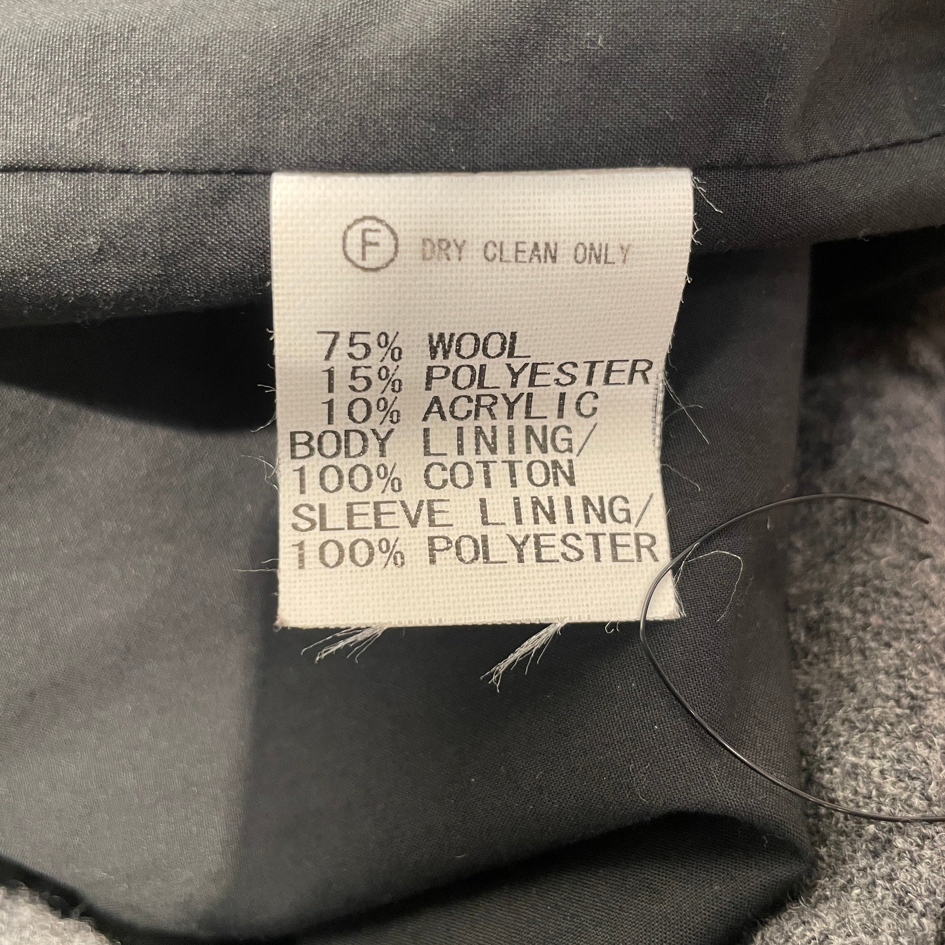 GOOD ENOUGH/Jacket/Wool/GRY/ view 4