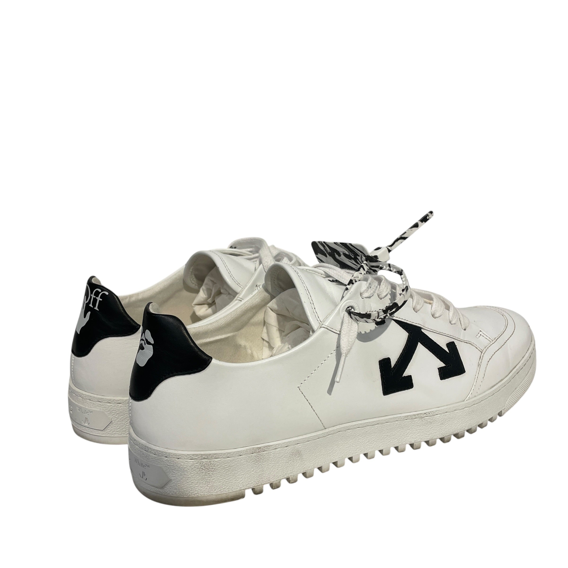 OFF-WHITE/Low-Sneakers/US 12/Leather/WHT/LOW TRAINERS view 2