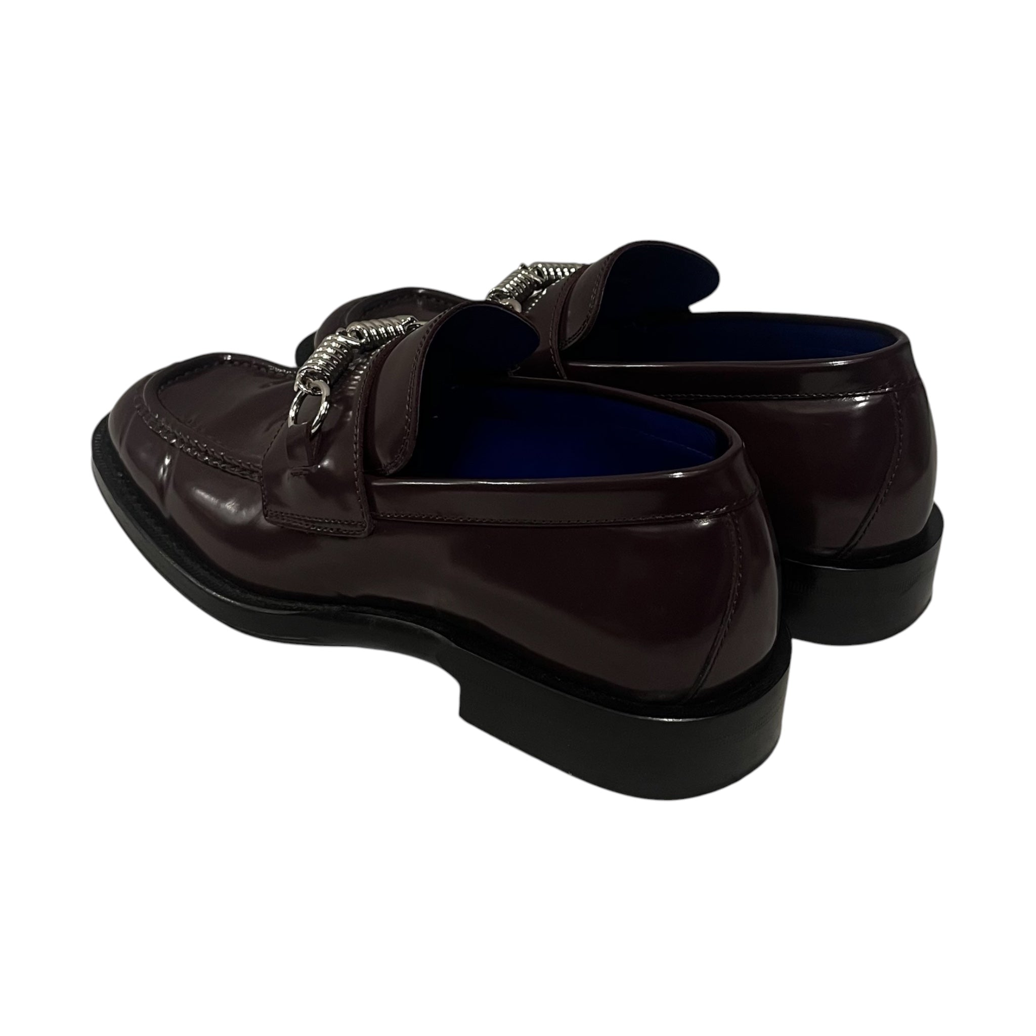 BURBERRY/Loafers/US 7.5/Leather/BRD/chain view 2